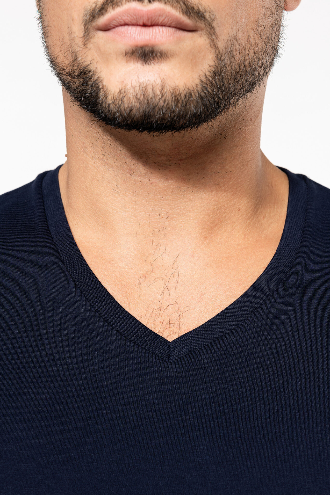 Miniature 10 pour T-shirt Supima® col V manches courtes homme