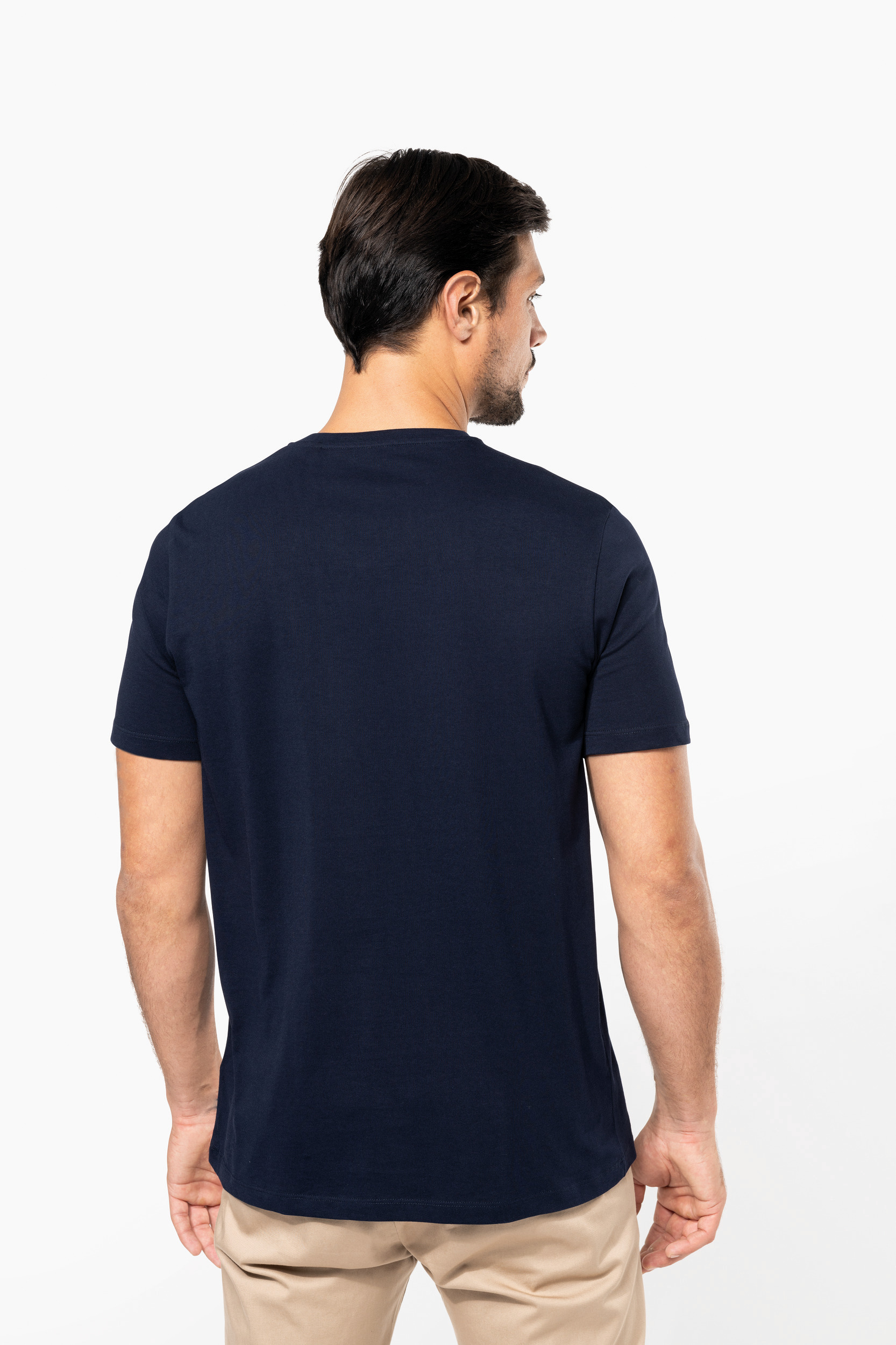 Miniature 2 pour T-shirt Supima® col V manches courtes homme