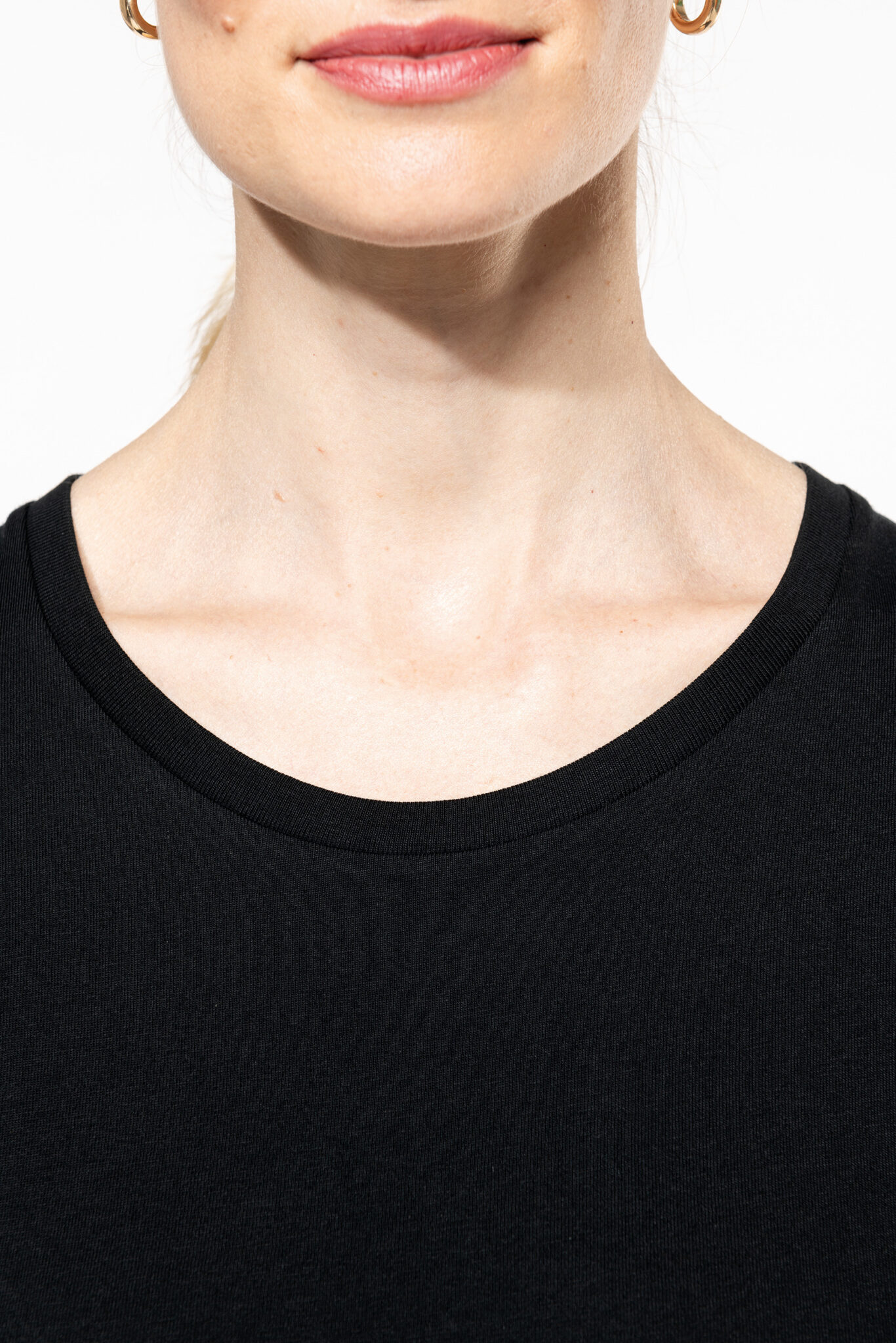 Miniature 10 pour T-shirt Supima® col rond manches longues femme