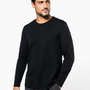 Visuel T-shirt Supima® col rond manches longues homme