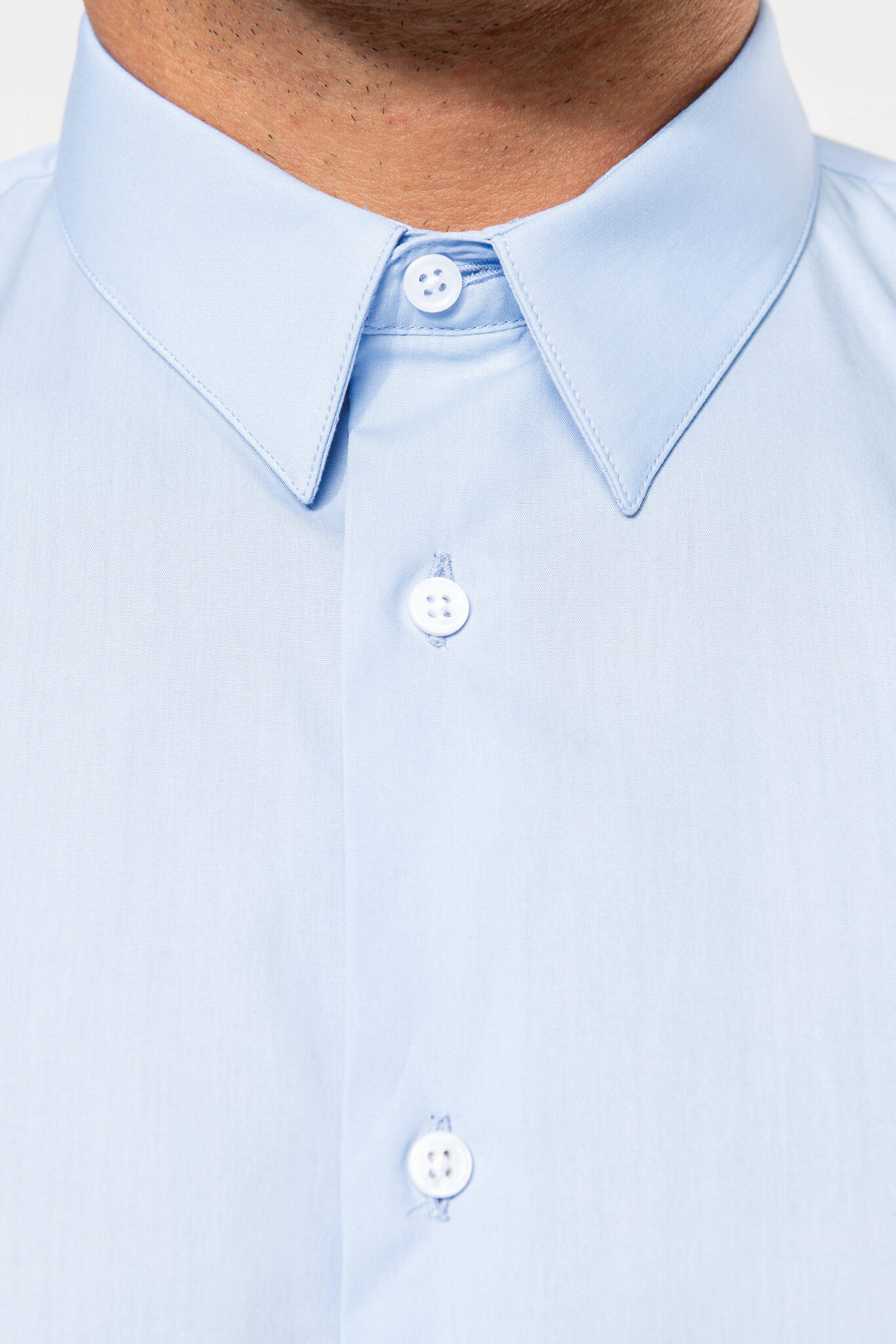 Miniature 6 pour Chemise popeline manches longues homme