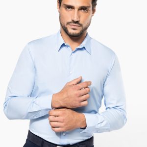 Visuel Chemise popeline manches longues homme