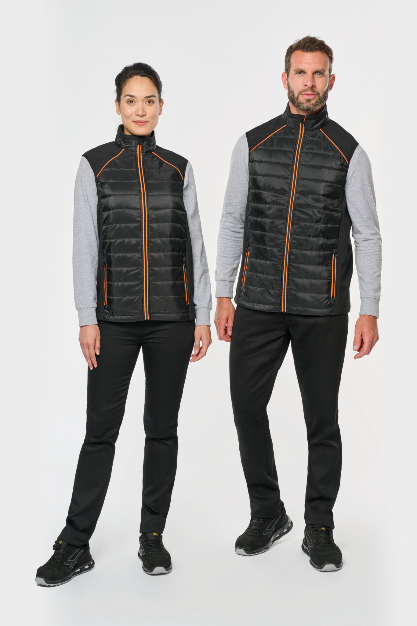 Miniature 1 pour Bodywarmer Day To Day bi-matière unisexe