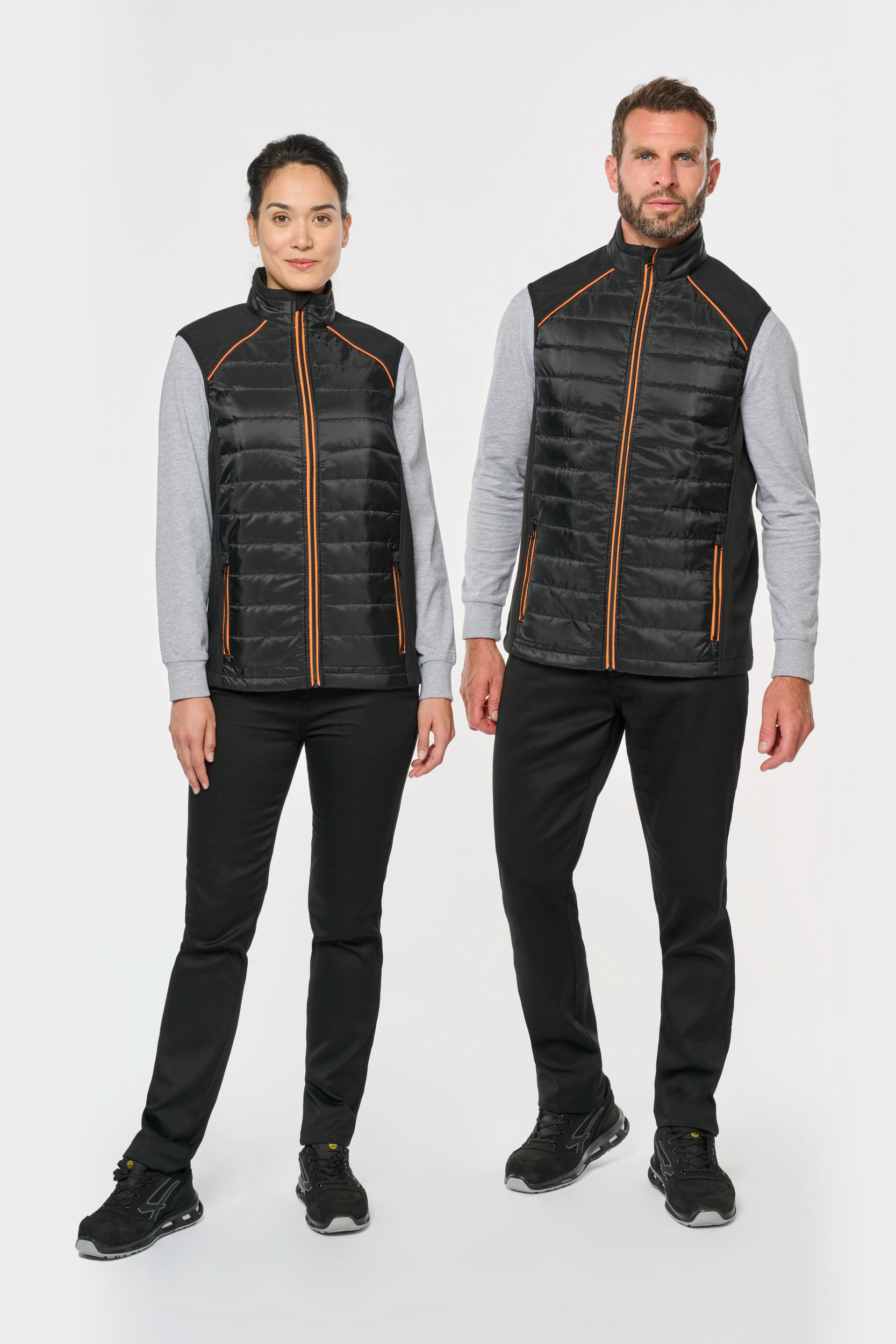 Miniature 1 pour Bodywarmer Day To Day bi-matière unisexe