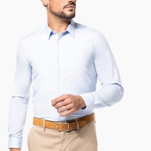 Visuel Chemise popeline manches longues homme