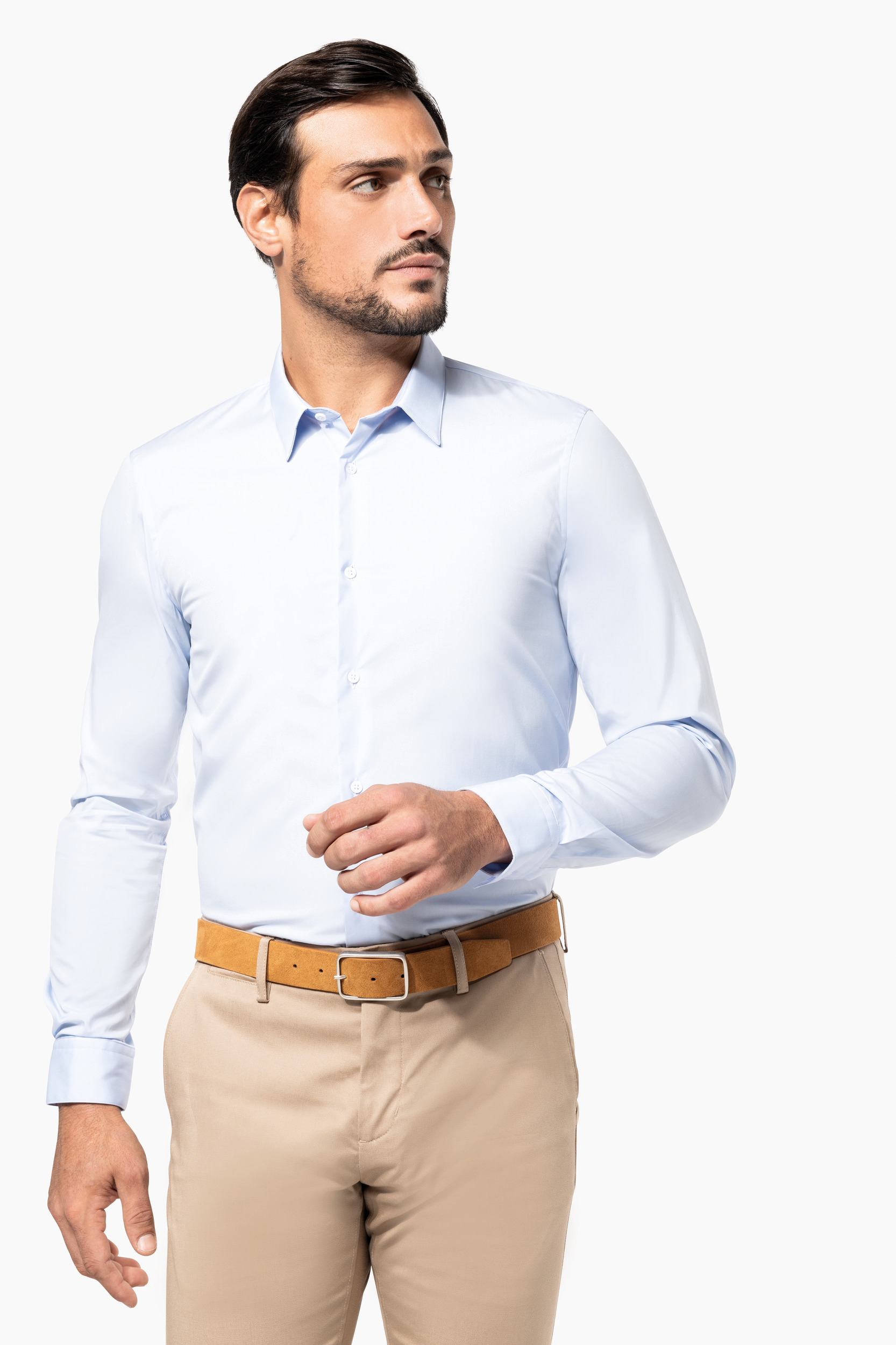 Miniature 1 pour Chemise popeline manches longues homme