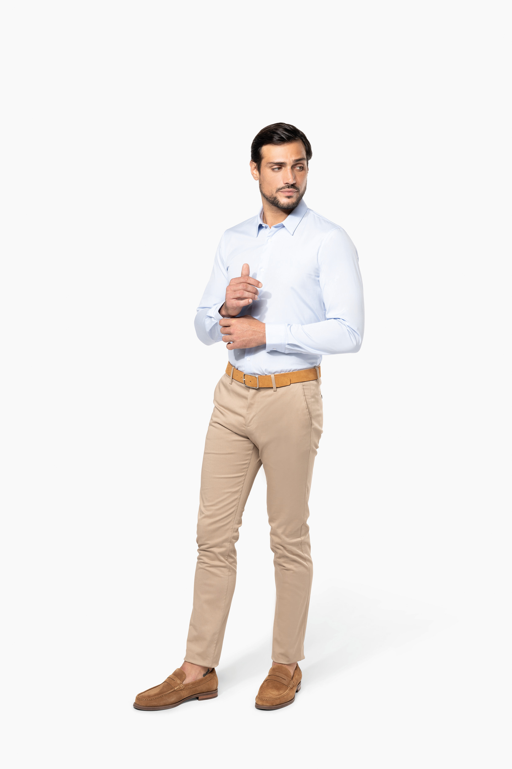 Miniature 5 pour Chemise popeline manches longues homme