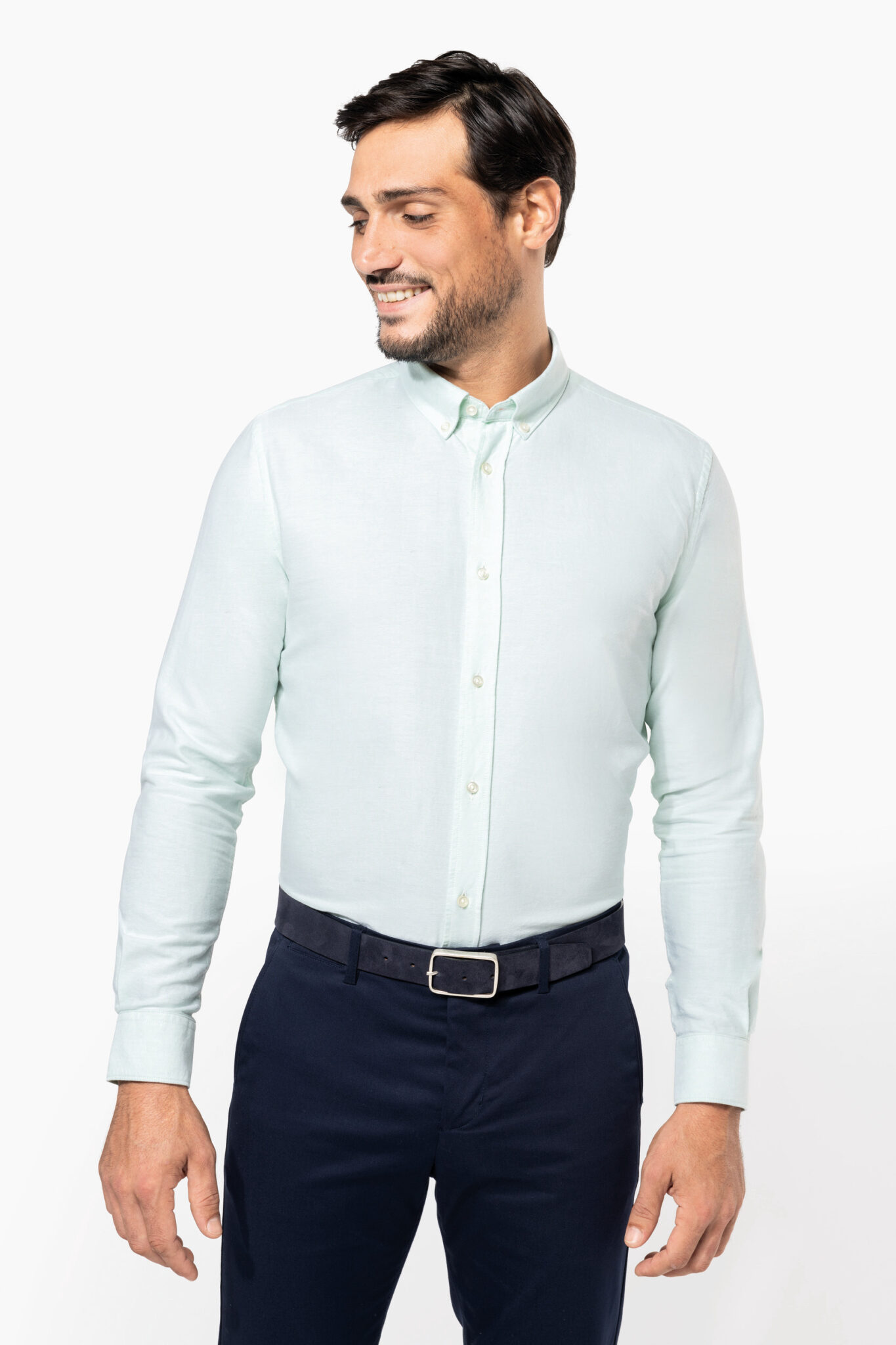Miniature 1 pour Chemise Oxford manches longues homme
