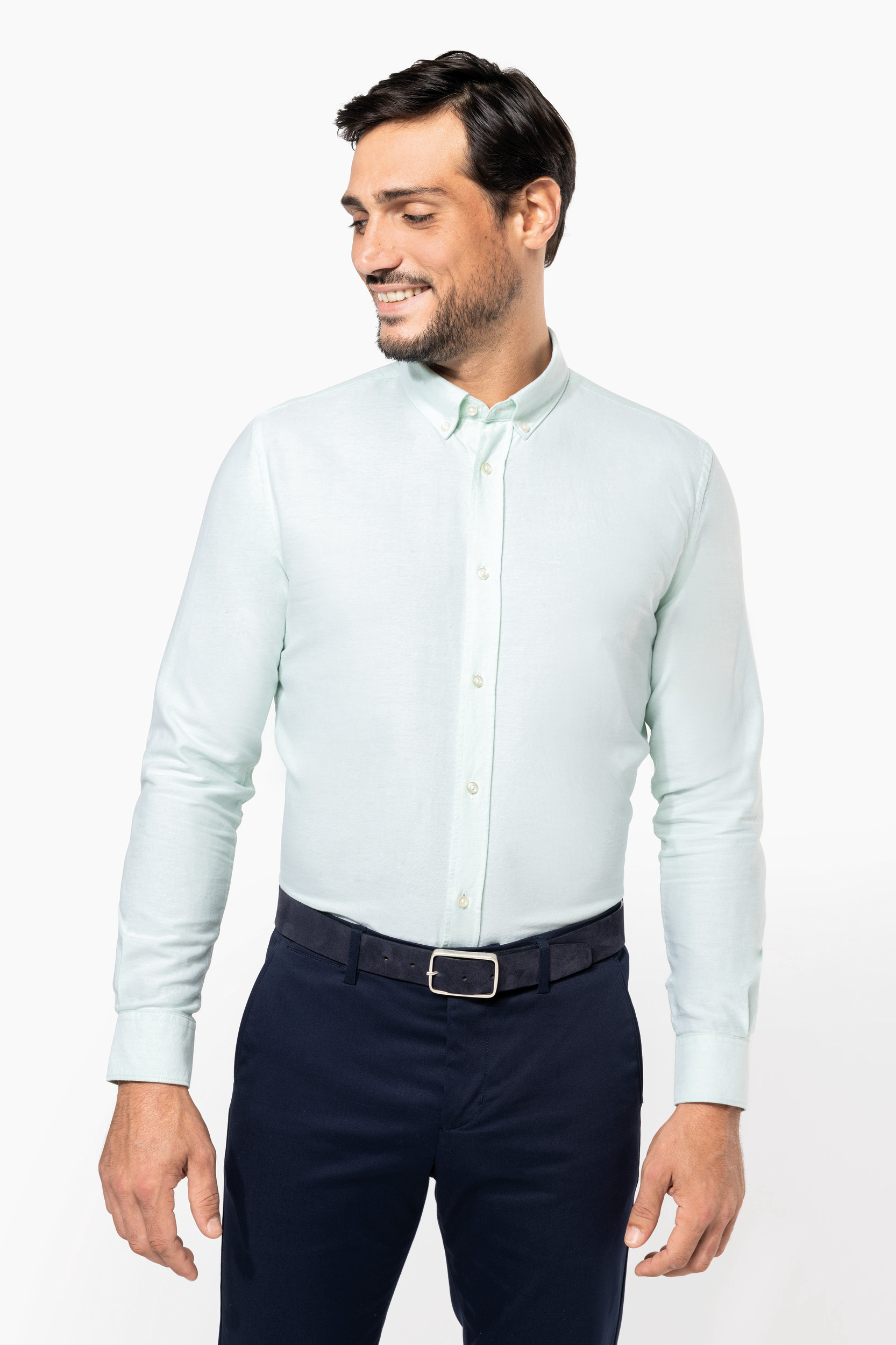 Miniature 1 pour Chemise Oxford manches longues homme