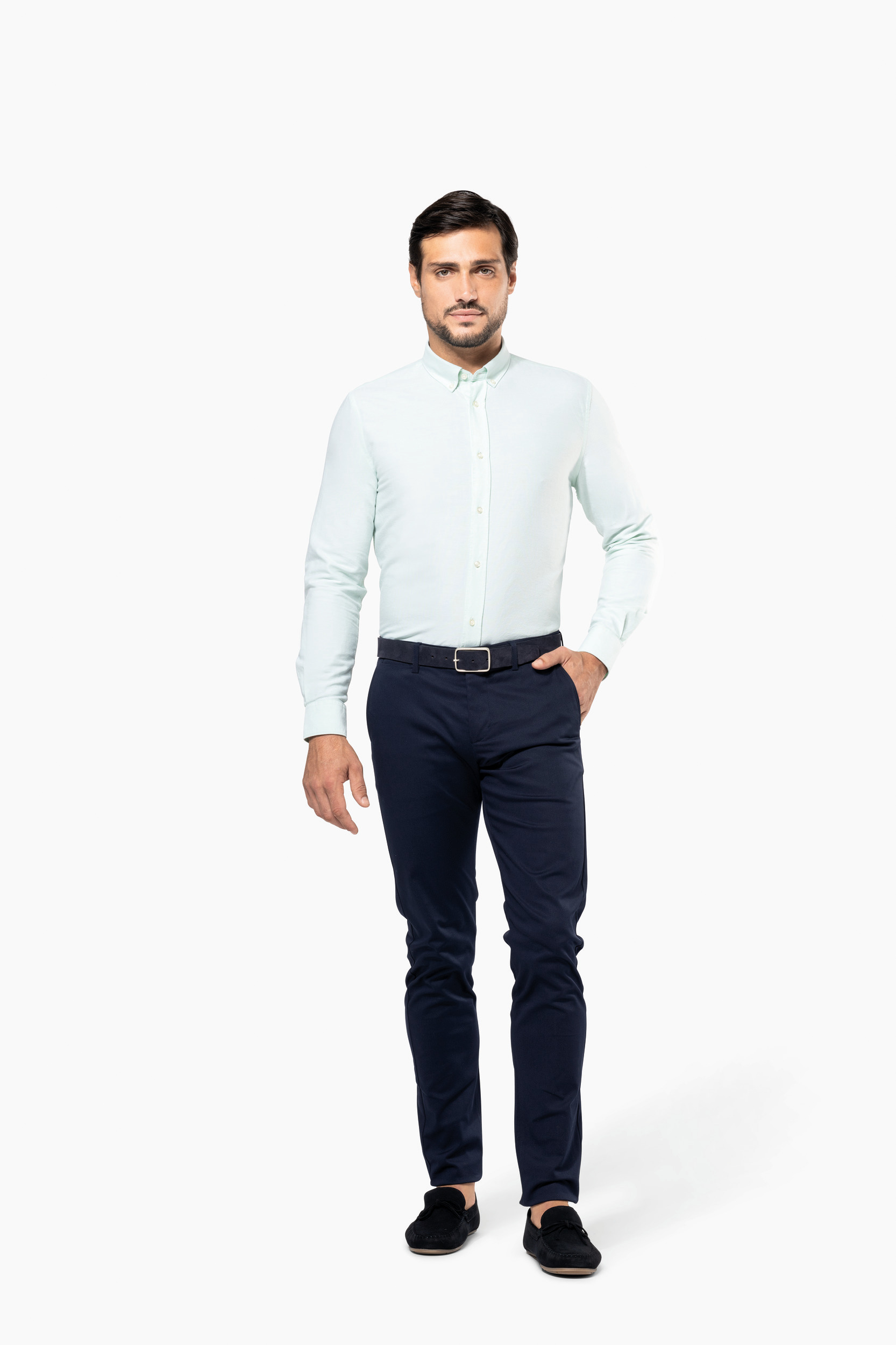 Miniature 4 pour Chemise Oxford manches longues homme