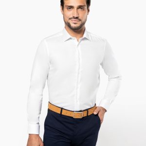 Visuel Chemise Oxford pinpoint manches longues homme