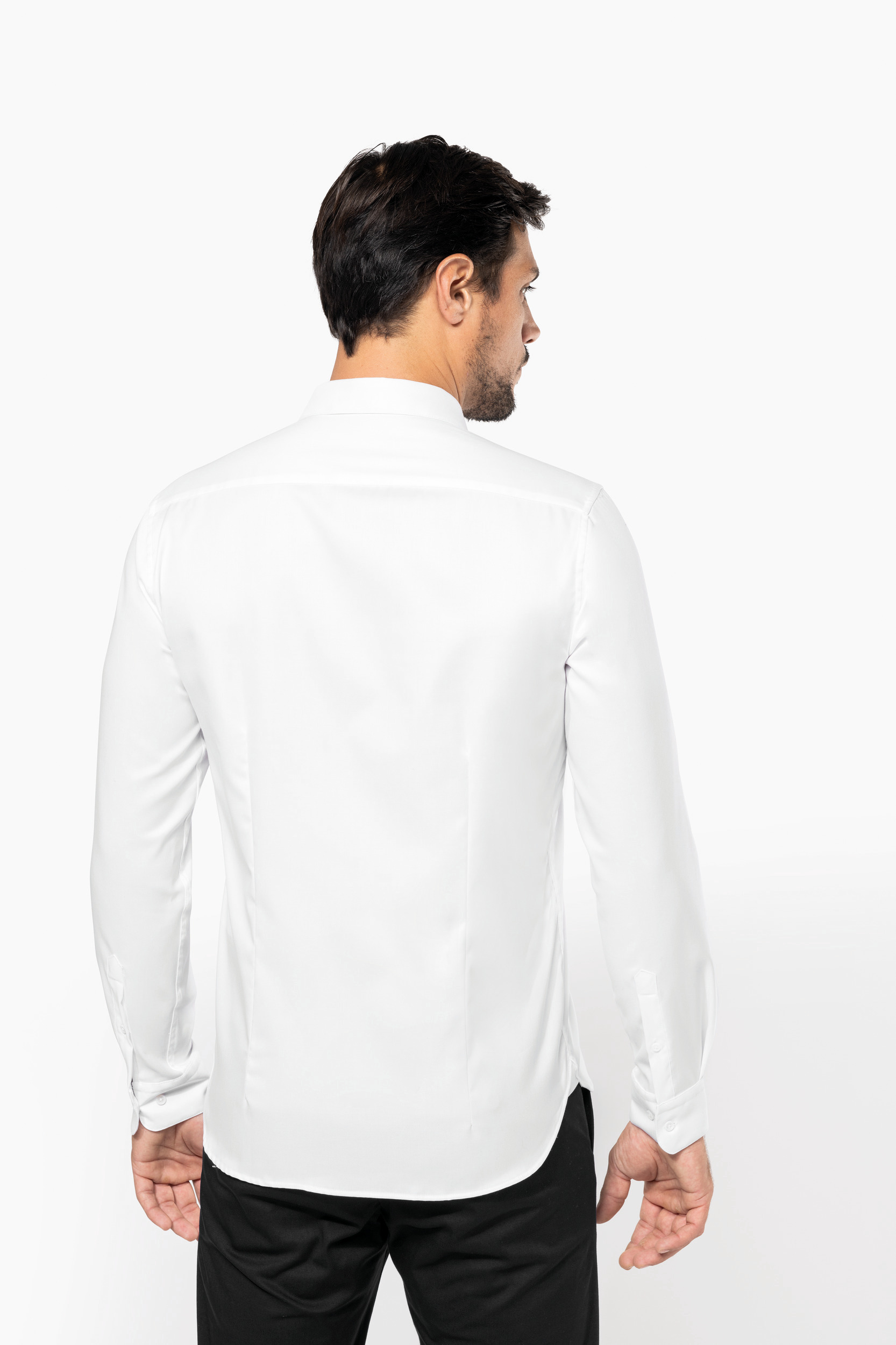 Miniature 2 pour Chemise Oxford pinpoint manches longues homme