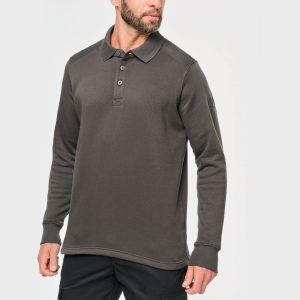 Visuel Sweat-shirt col polo homme