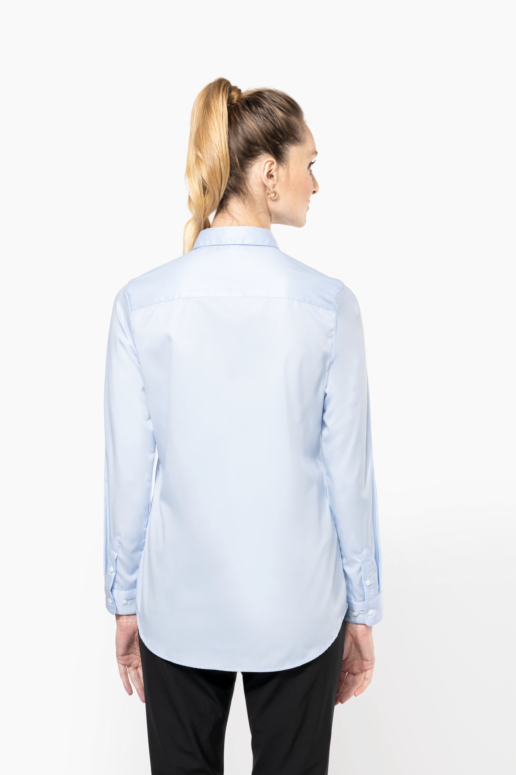 Miniature 2 pour Chemise twill manches longues femme