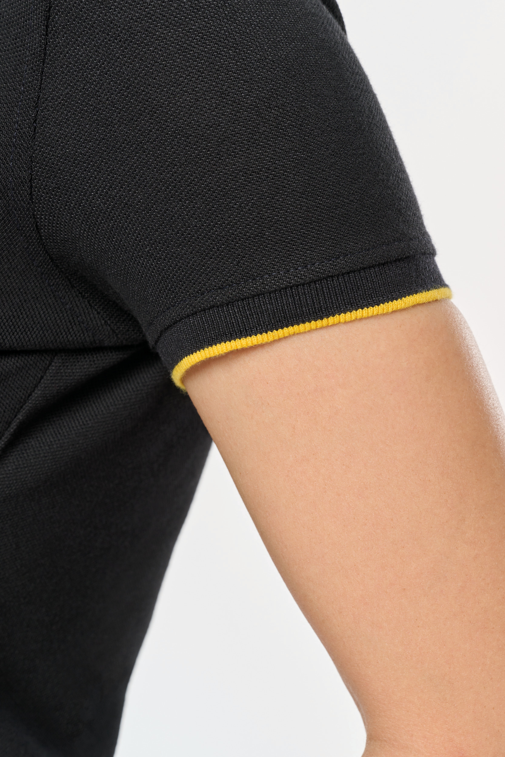 Miniature 10 pour Polo Day To Day contrasté manches courtes femme