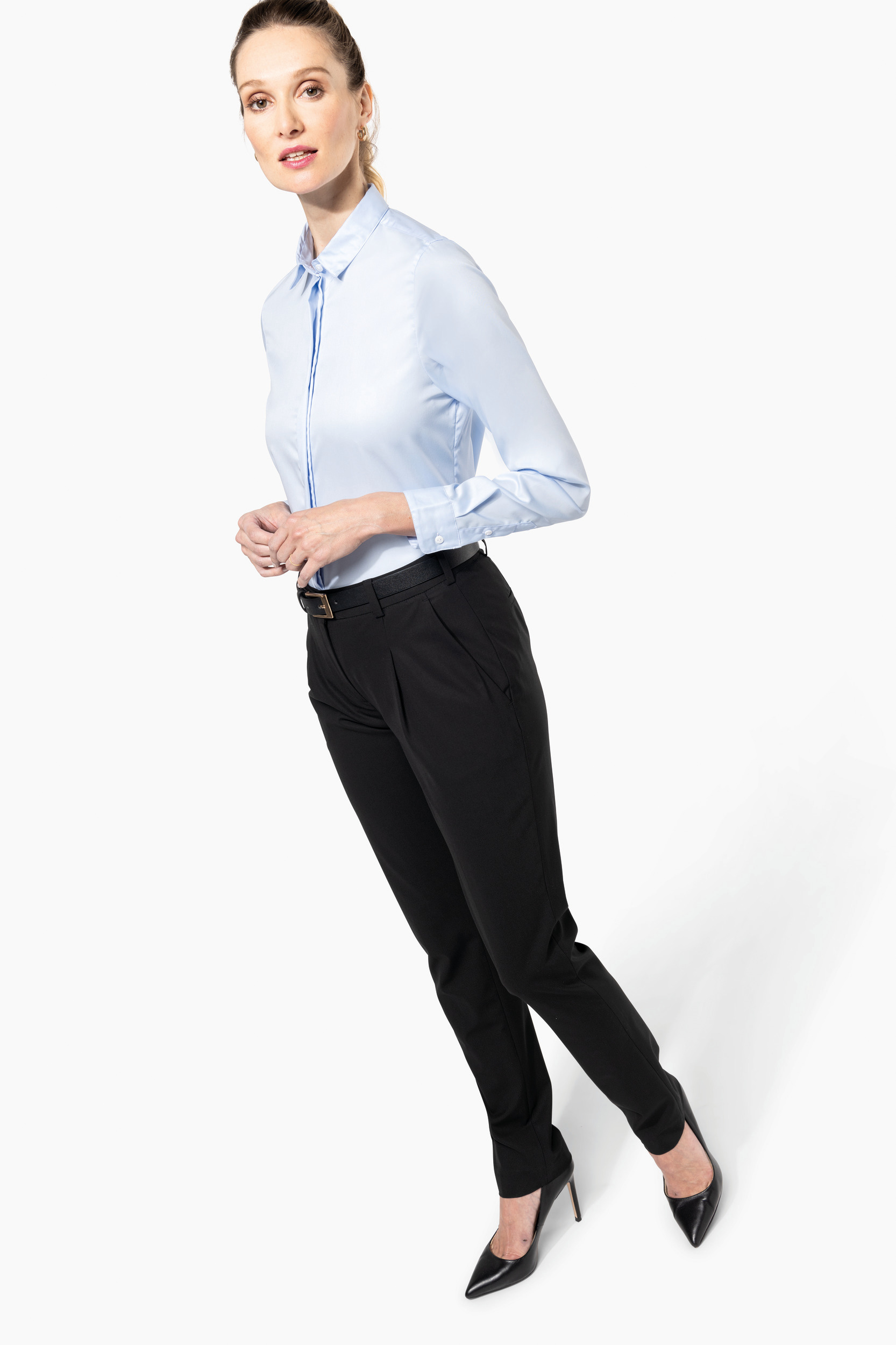Miniature 5 pour Chemise twill manches longues femme