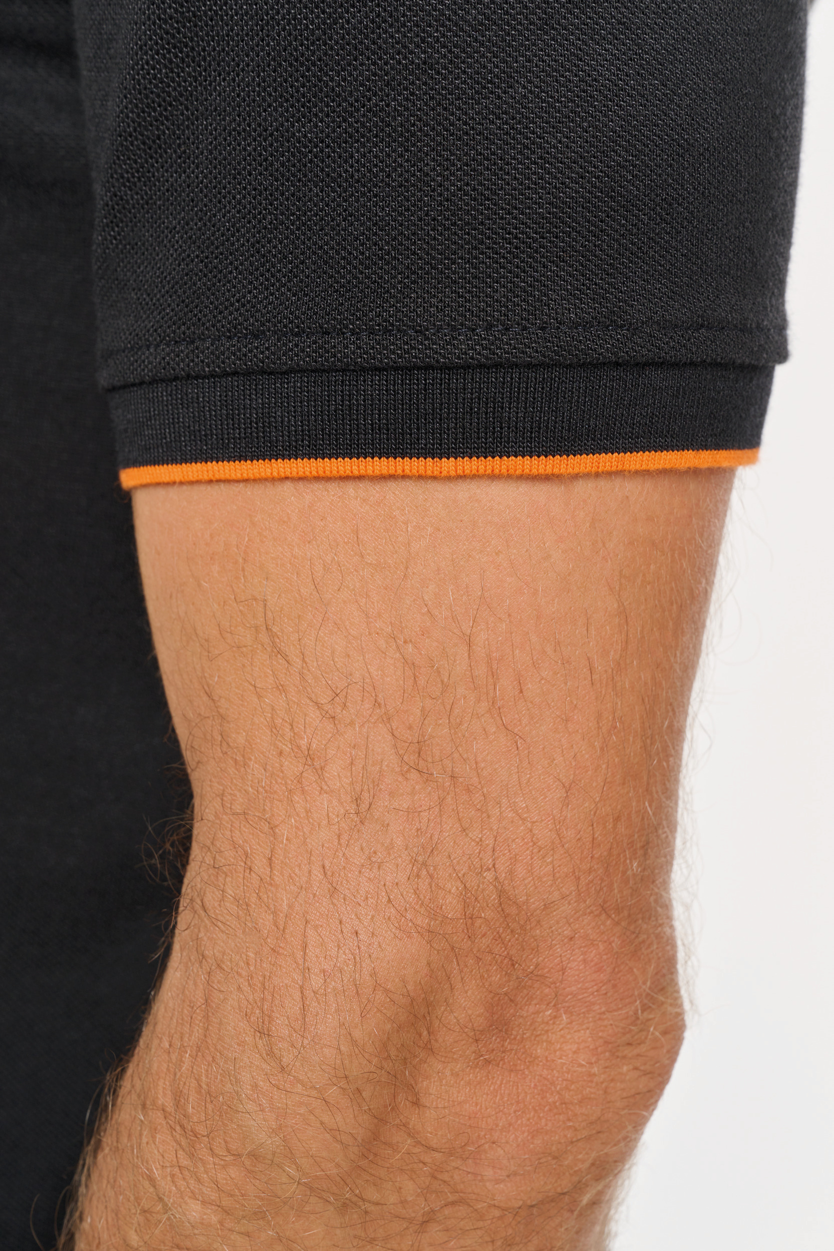 Miniature 15 pour Polo Day To Day contrasté manches courtes homme