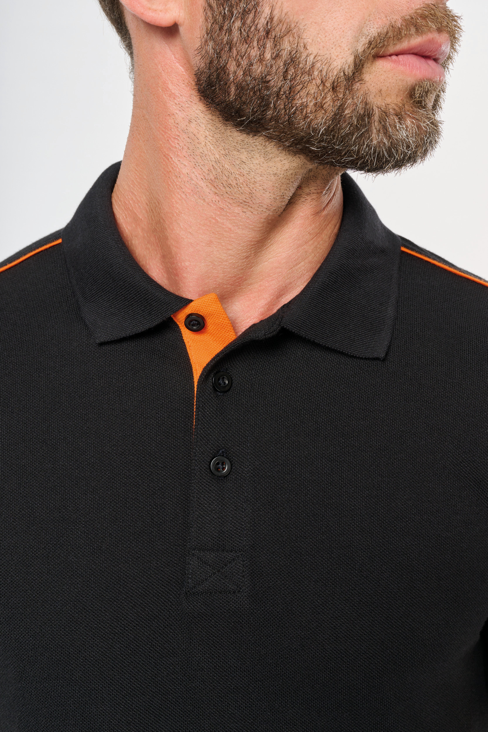 Miniature 11 pour Polo Day To Day contrasté manches courtes homme
