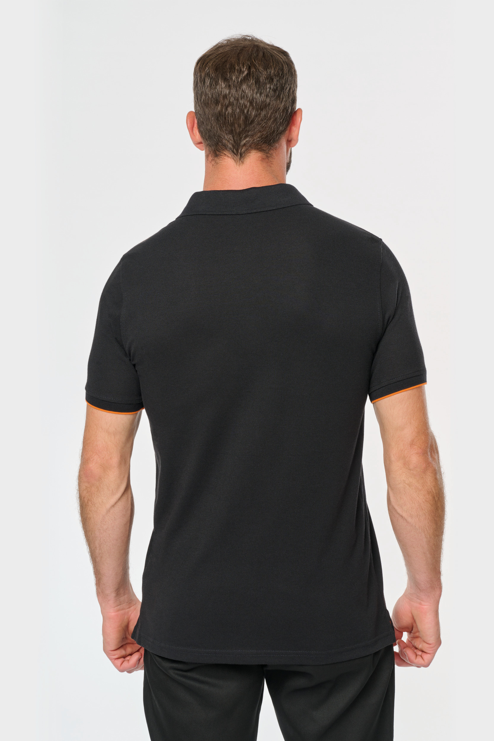 Miniature 2 pour Polo Day To Day contrasté manches courtes homme