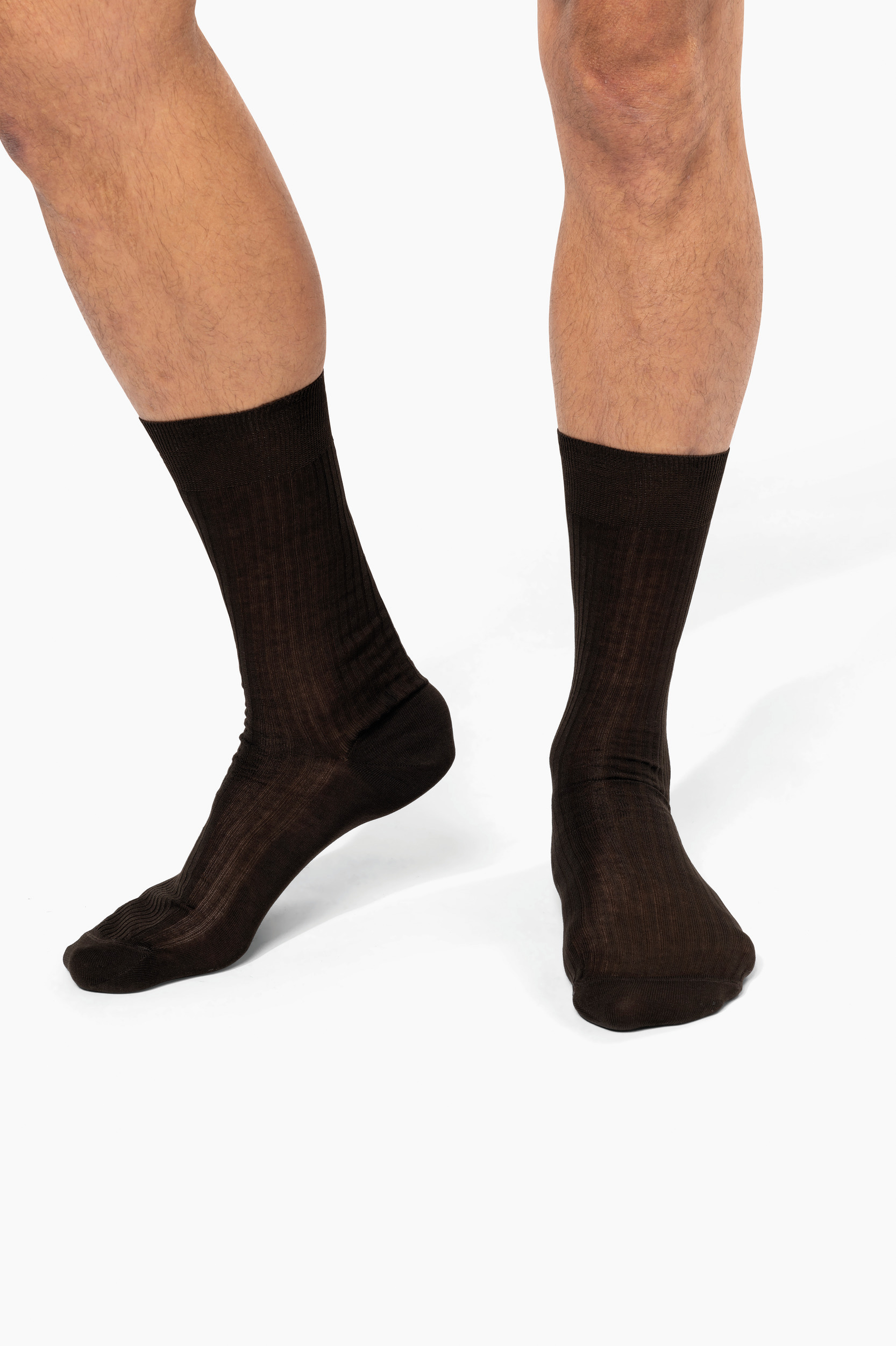Miniature 2 pour Chaussettes coton rib 4x2 fil d'Écosse homme