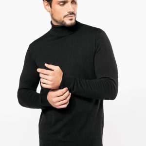 Visuel Pull Mérinos col roulé homme