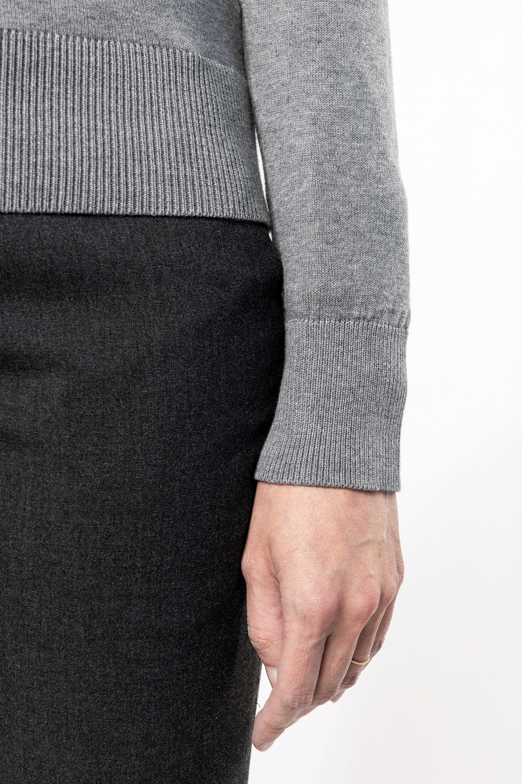 Miniature 13 pour Pull Supima® col rond  femme