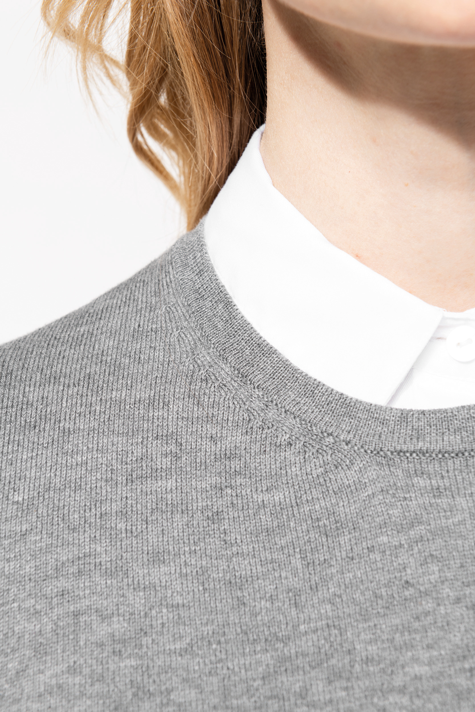 Miniature 12 pour Pull Supima® col rond  femme