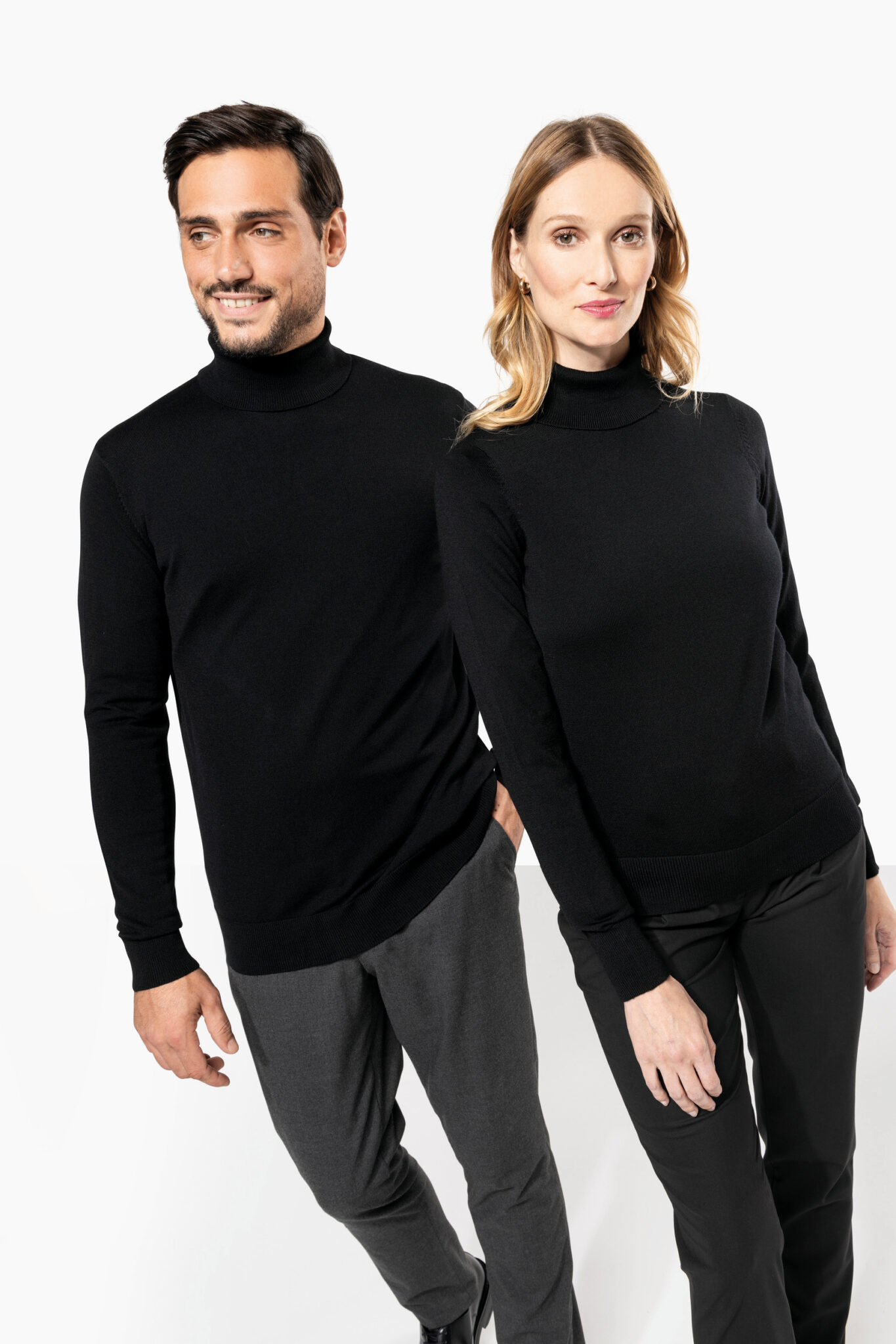 Miniature 6 pour Pull Mérinos col roulé homme