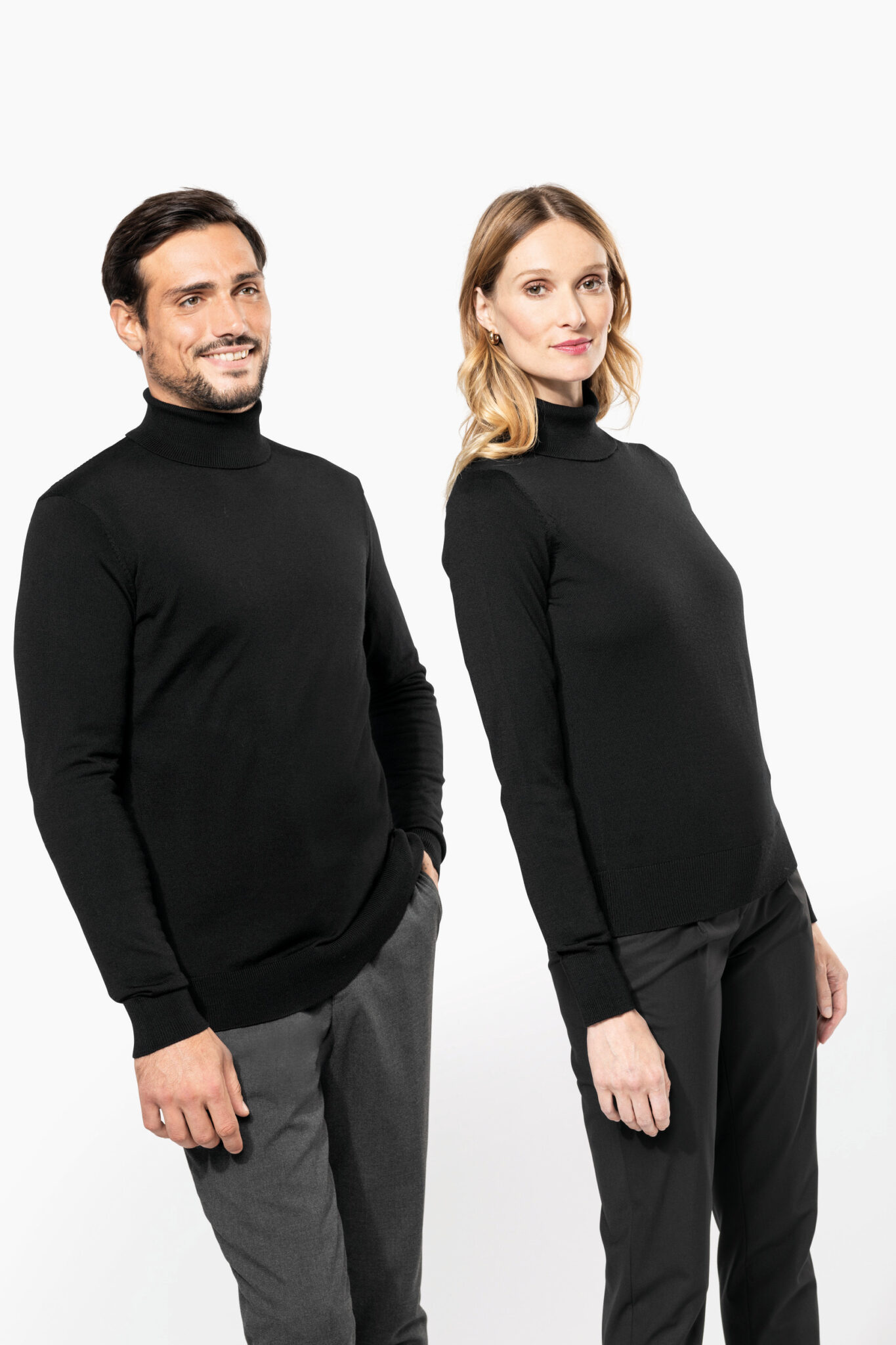 Miniature 7 pour Pull Mérinos col roulé homme