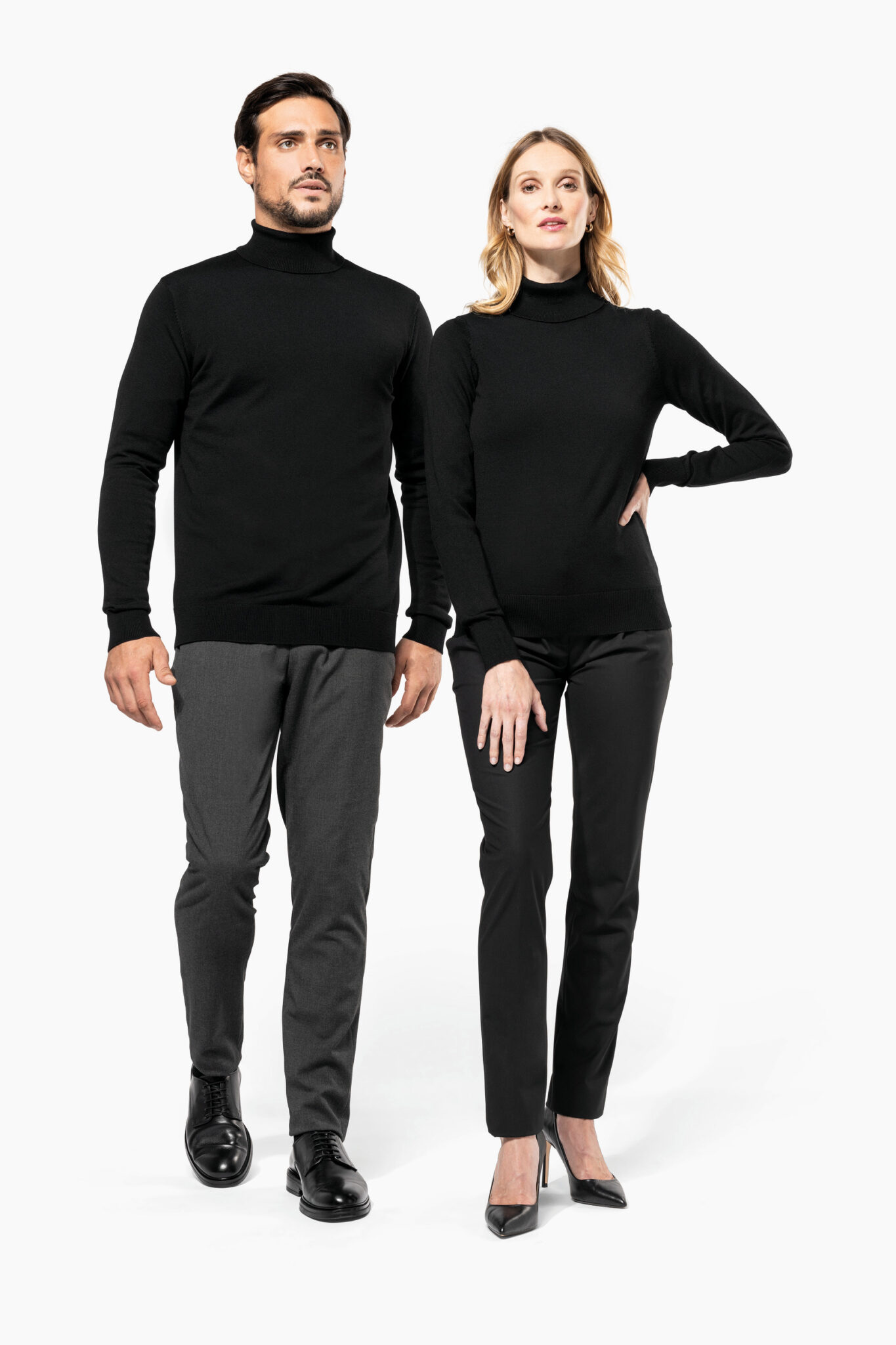 Miniature 8 pour Pull Mérinos col roulé homme