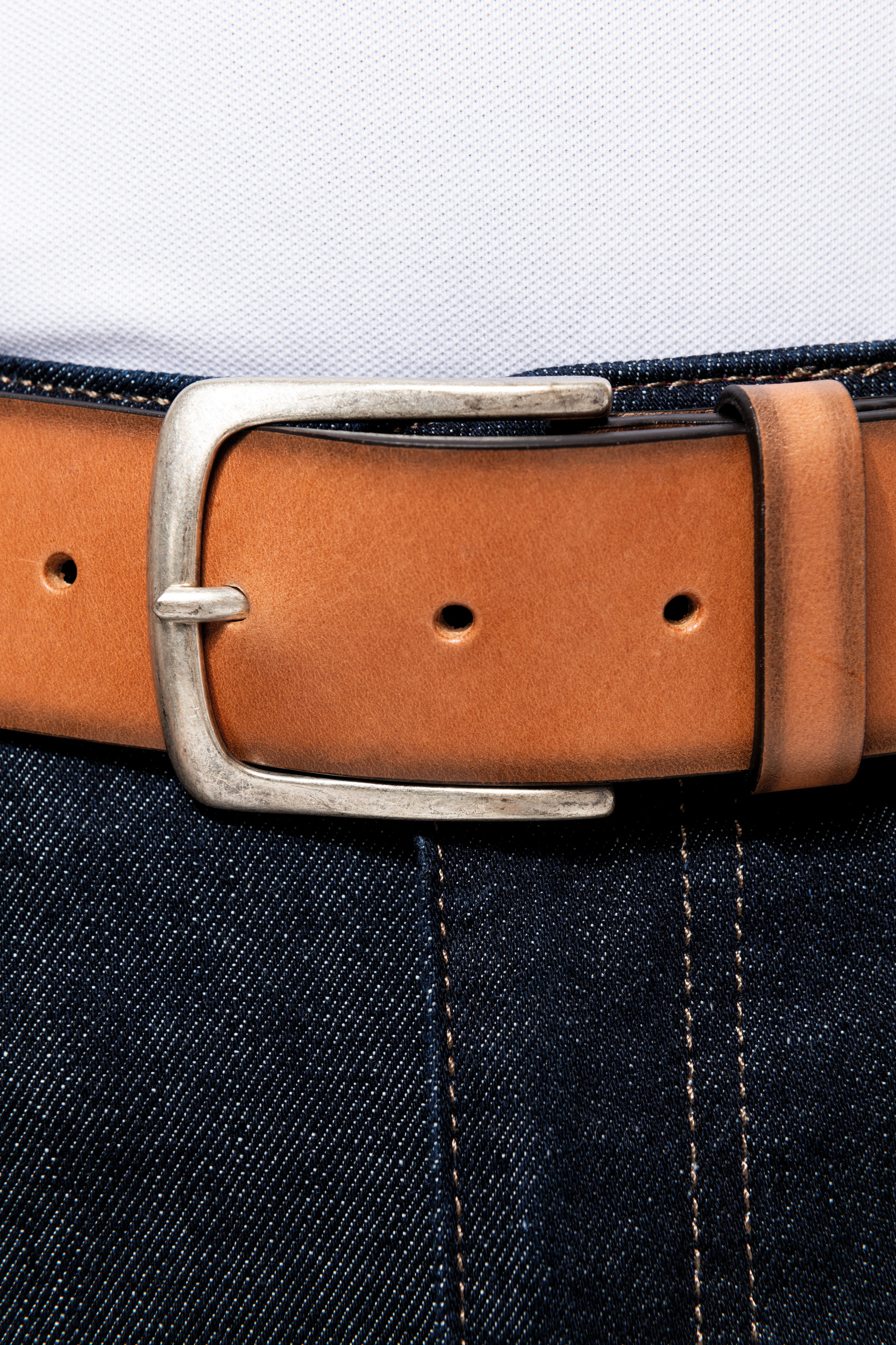 Miniature 6 pour Ceinture vintage cuir homme