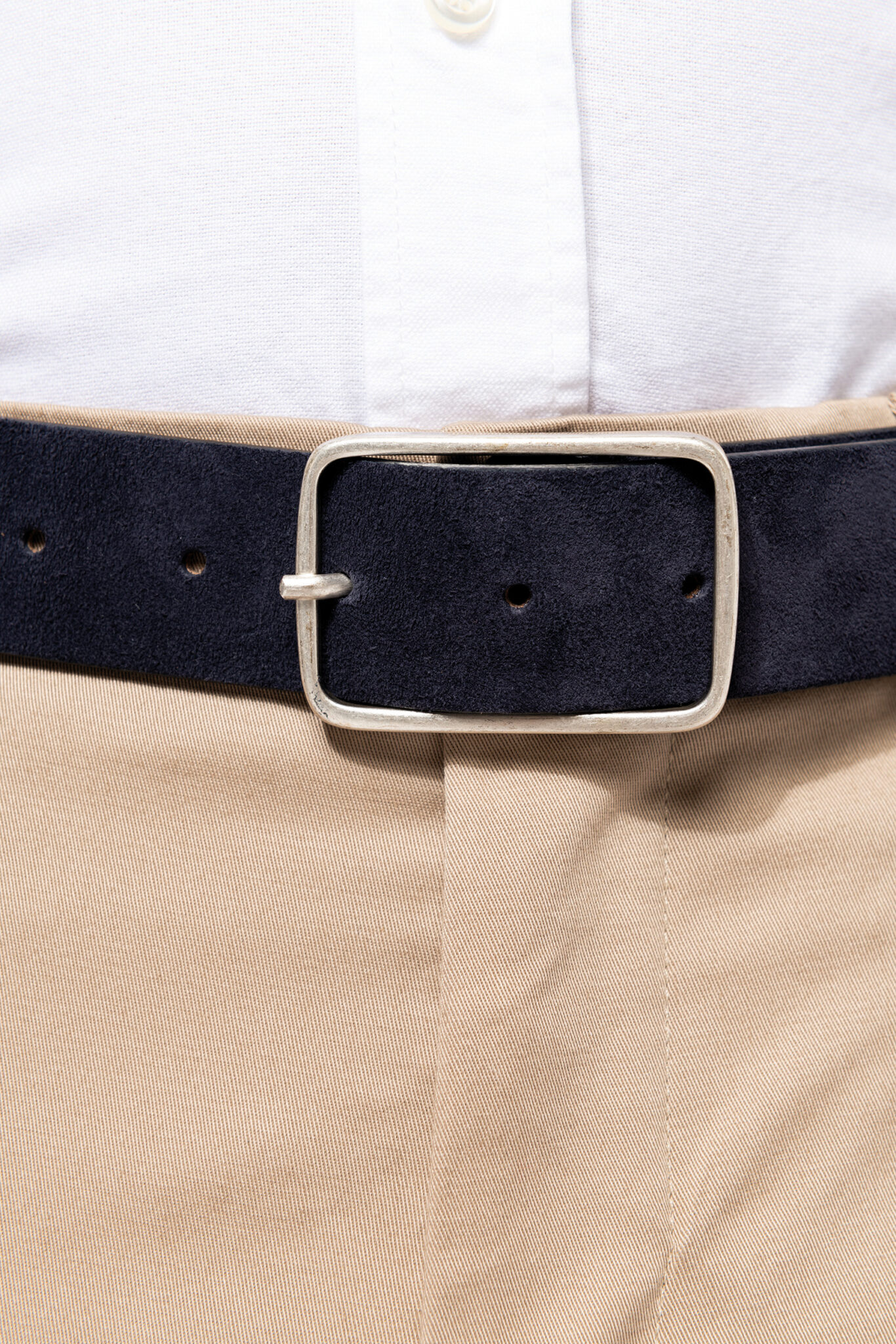 Miniature 3 pour Ceinture cuir  velours homme