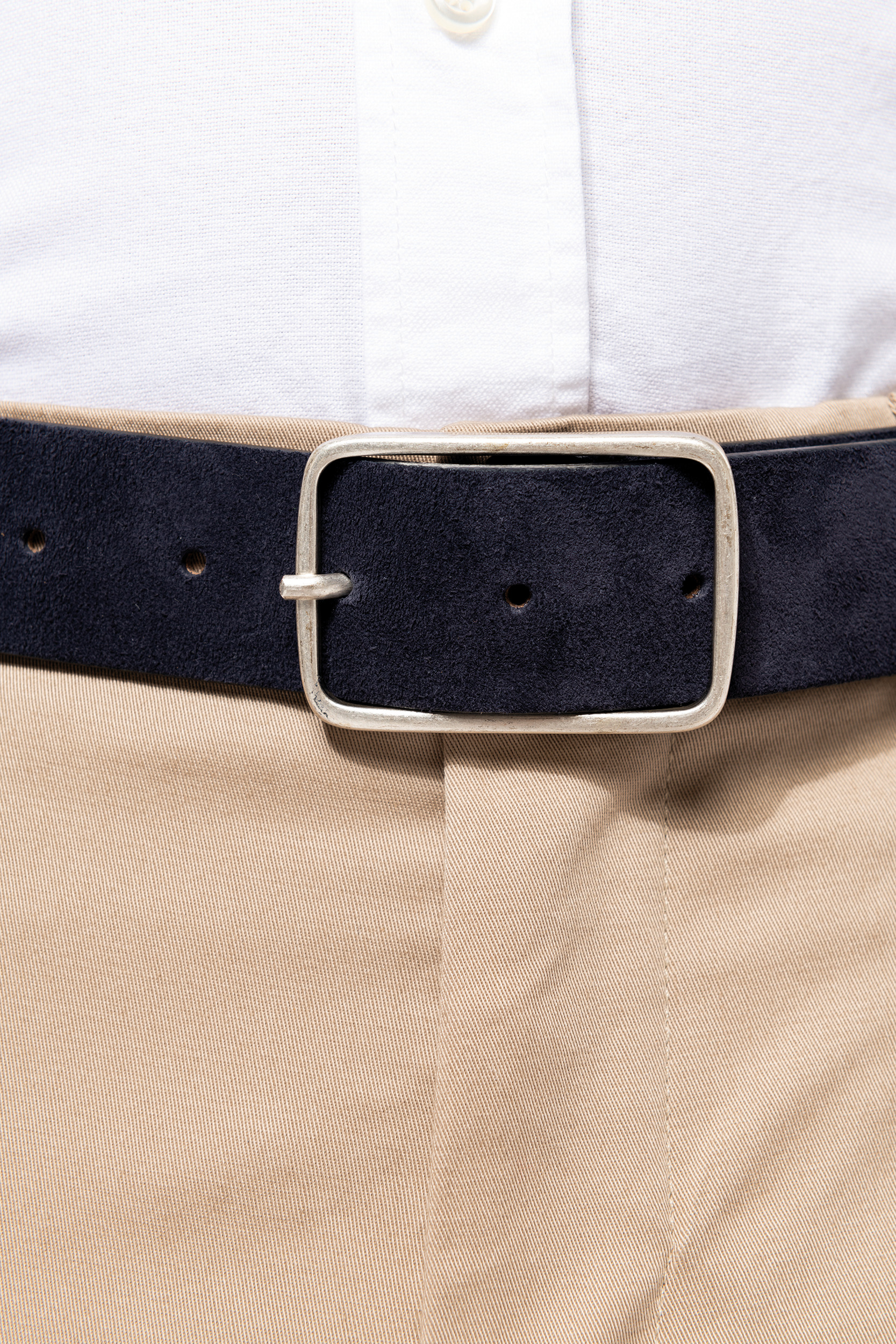 Miniature 3 pour Ceinture cuir  velours homme