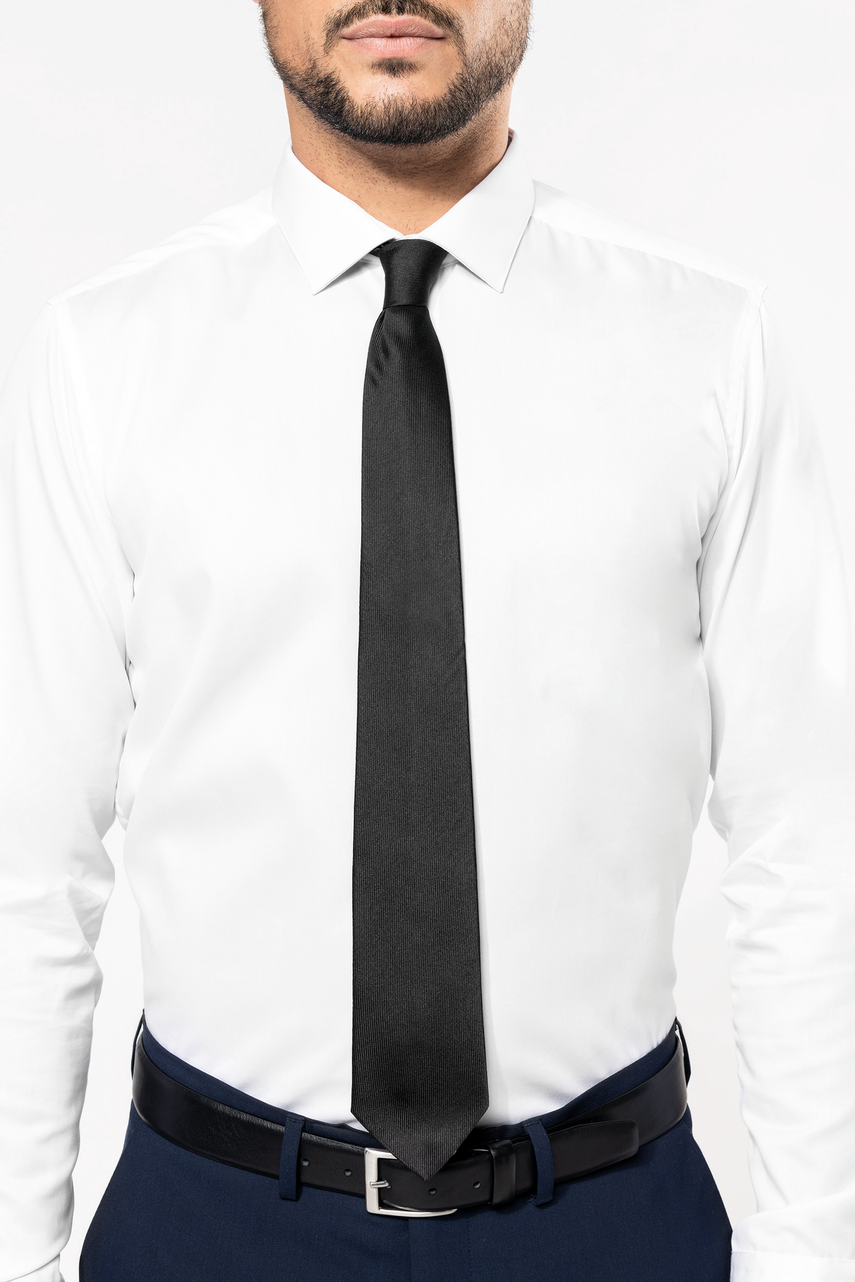 Miniature 1 pour Cravate twill en soie homme