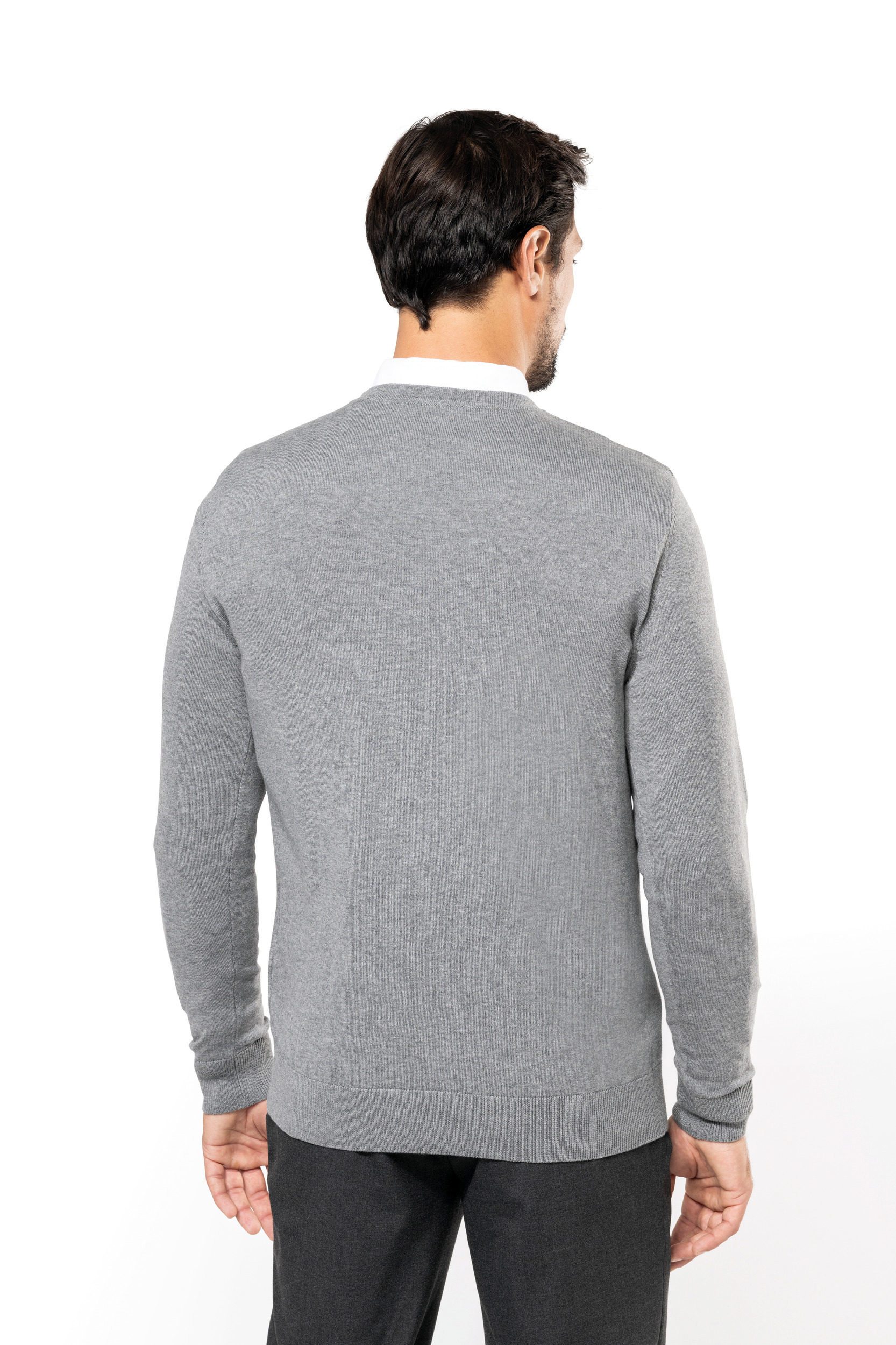 Miniature 2 pour Pull Supima® col rond homme