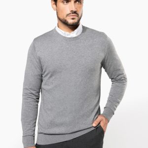 Visuel Pull Supima® col rond homme