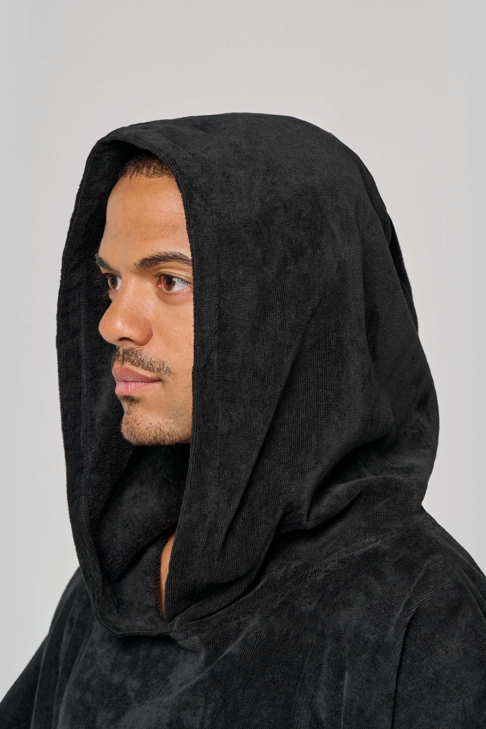 Miniature 10 pour Poncho éponge à capuche unisexe