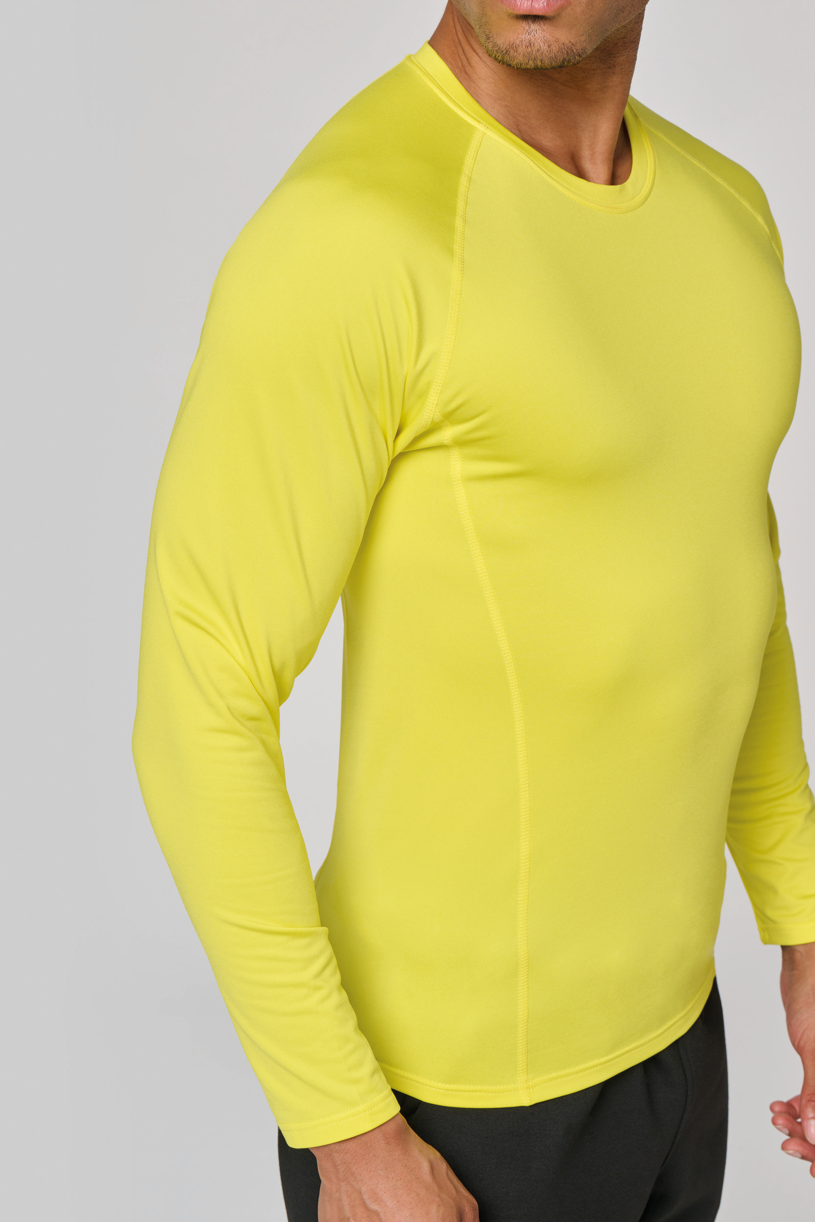 Miniature 18 pour T-shirt double peau sport manches longues unisexe