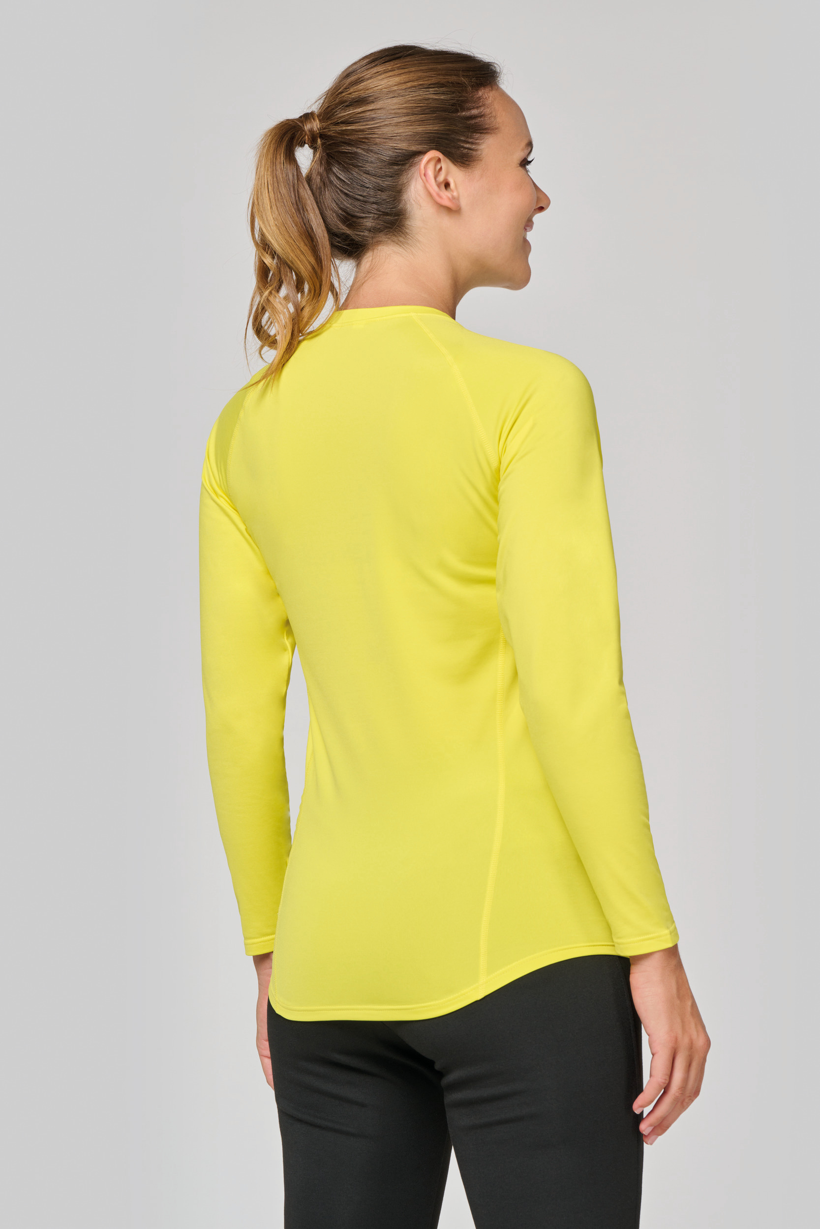 Miniature 9 pour T-shirt double peau sport manches longues unisexe