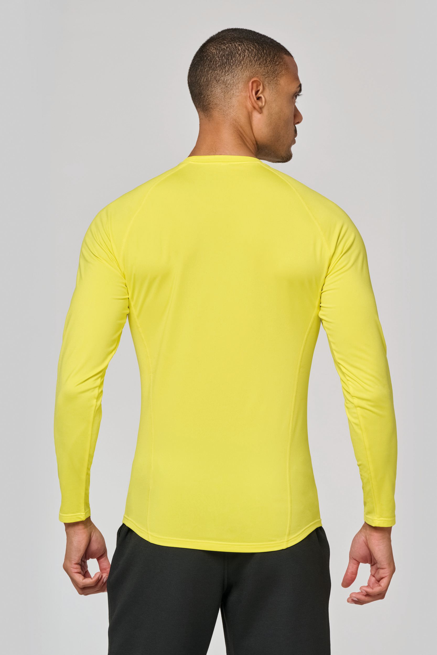 Miniature 3 pour T-shirt double peau sport manches longues unisexe