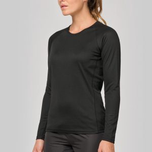 Visuel T-shirt de sport manches longues femme