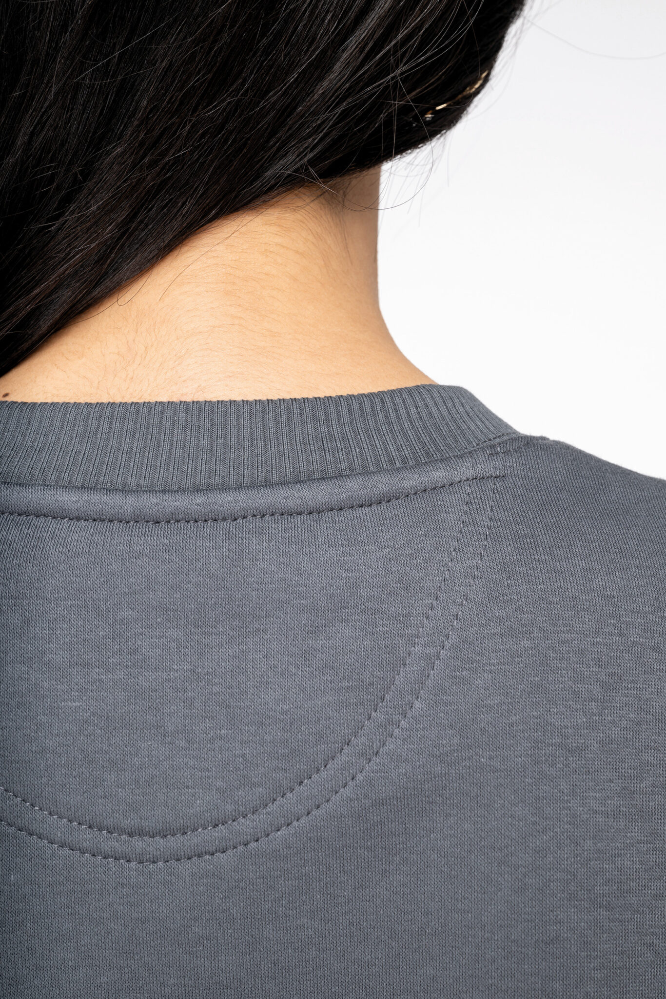 Miniature 5 pour Sweat-shirt écoresponsable à col rond oversize unisexe