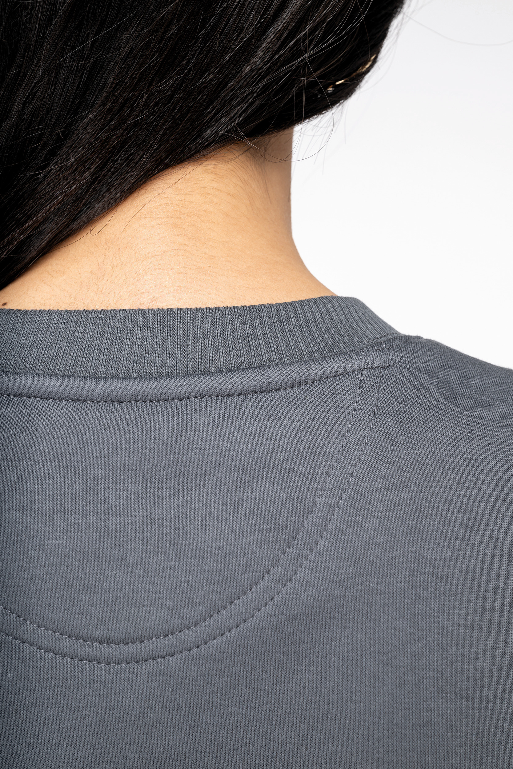 Miniature 5 pour Sweat-shirt écoresponsable à col rond oversize unisexe
