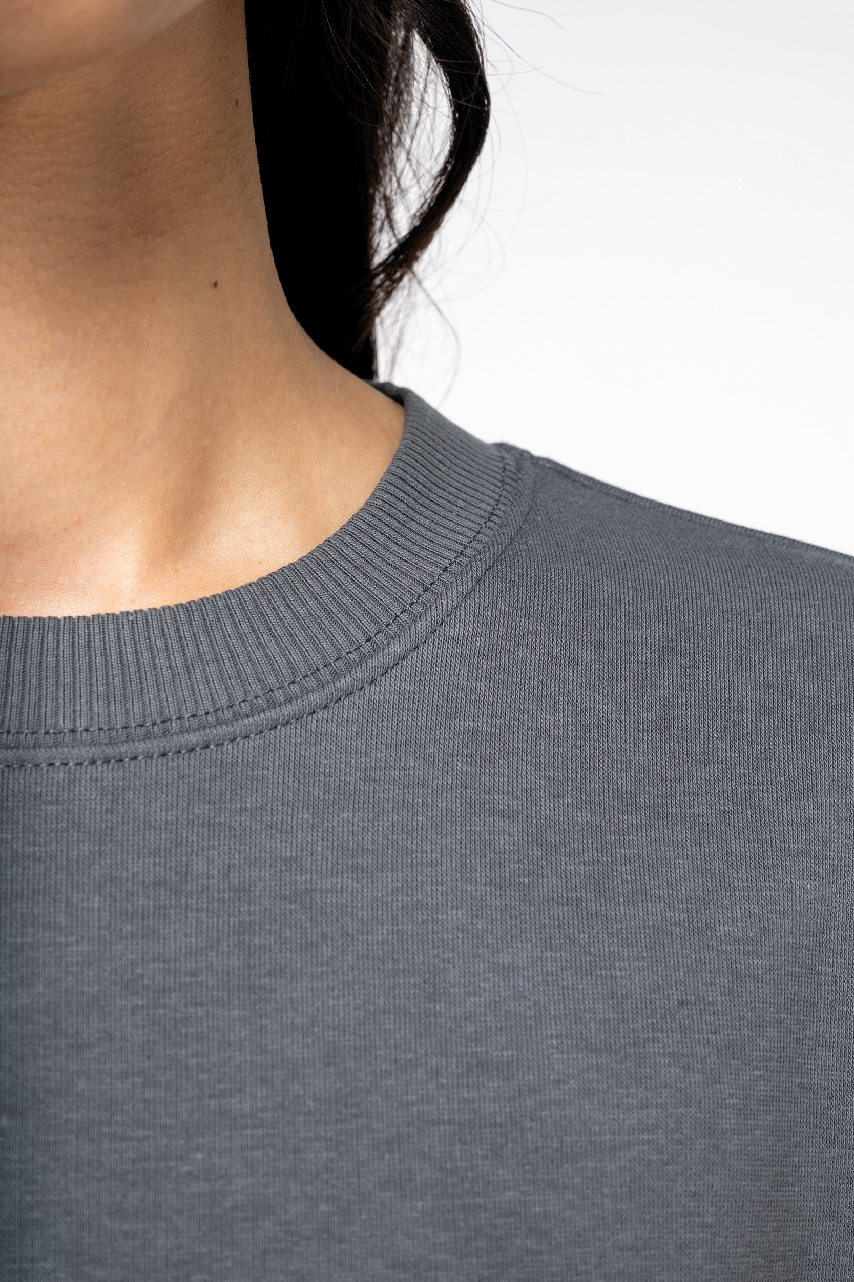 Miniature 4 pour Sweat-shirt écoresponsable à col rond oversize unisexe