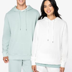 Visuel Sweat-shirt écoresponsable à capuche French Terry unisexe