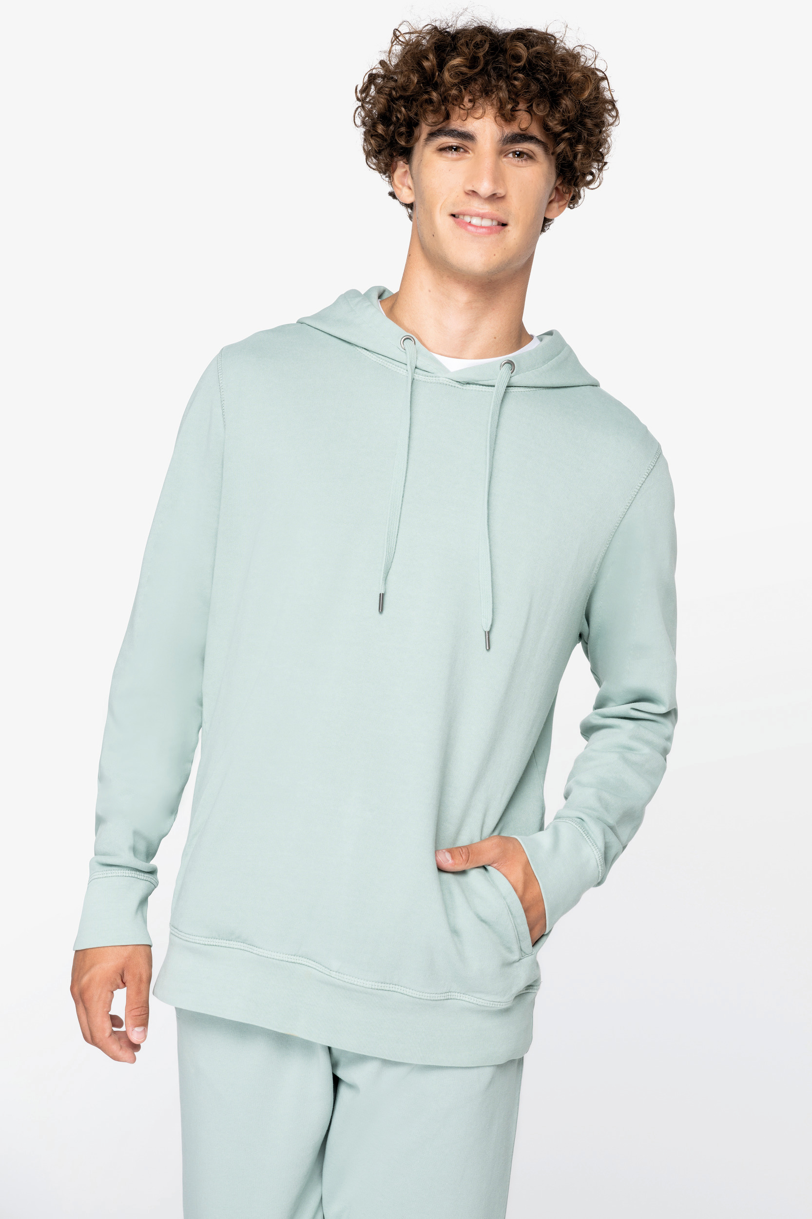 Miniature 3 pour Sweat-shirt écoresponsable à capuche French Terry unisexe