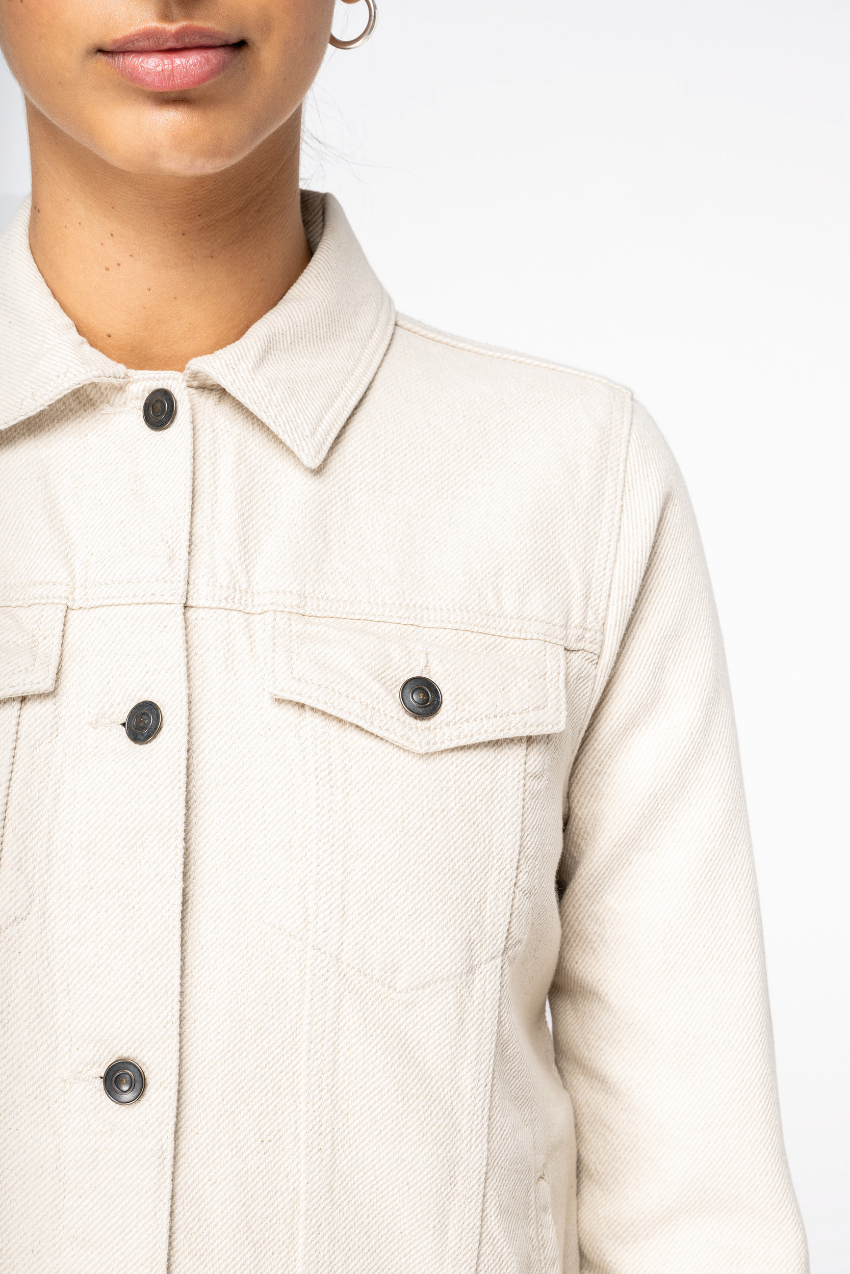 Miniature 5 pour Veste écoresponsable en chanvre femme