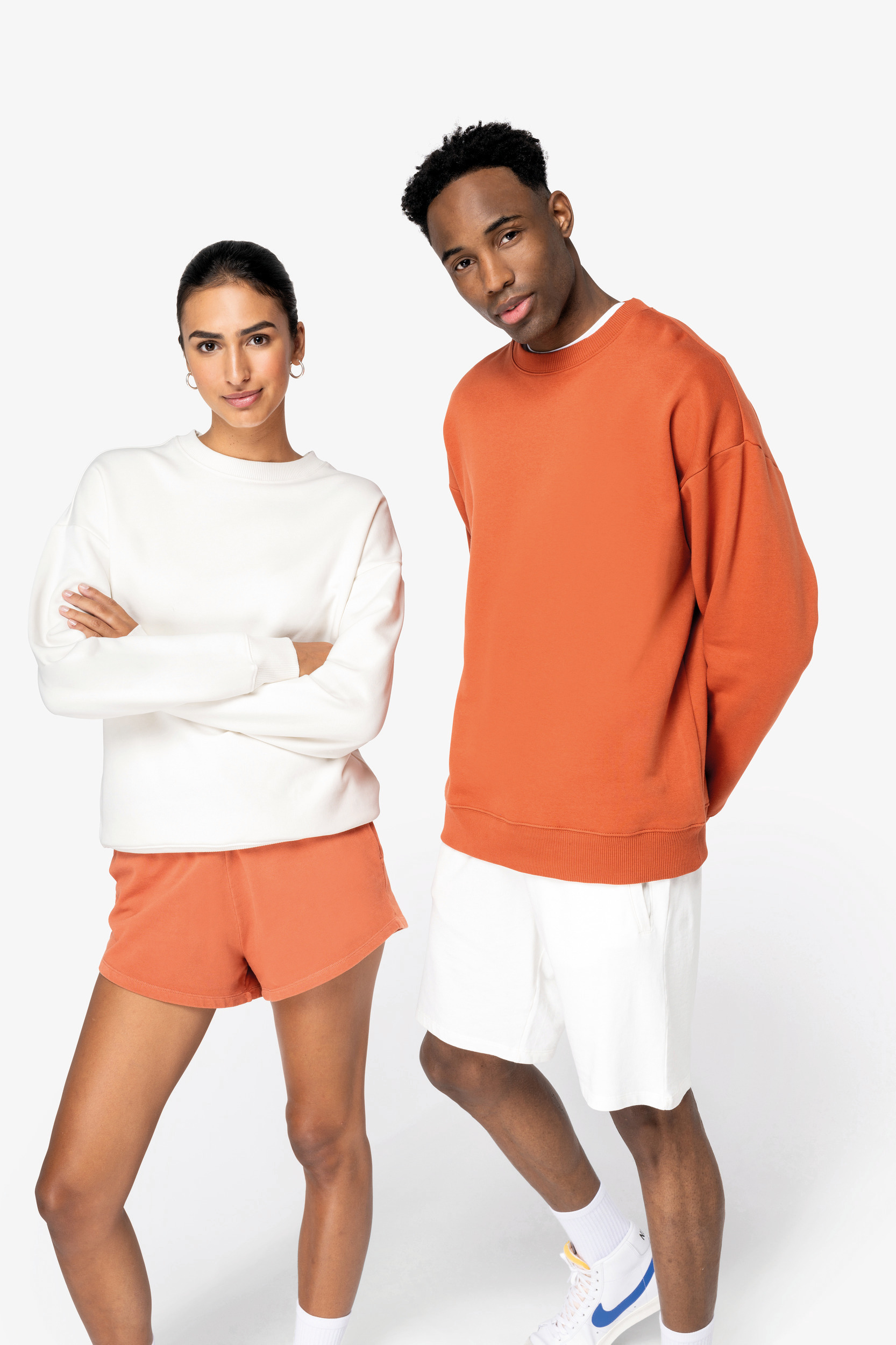 Miniature 2 pour Sweat-shirt écoresponsable à col rond oversize unisexe
