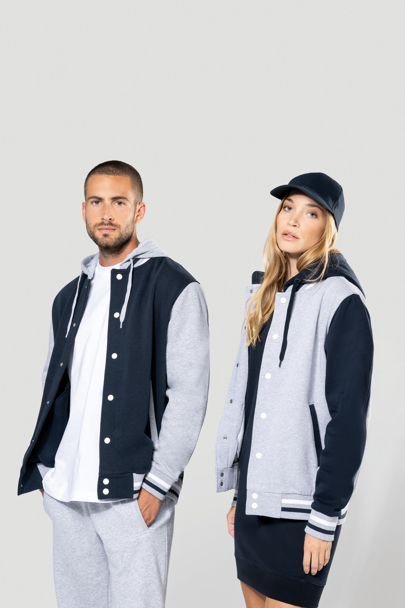 Miniature 1 pour Blouson Teddy à capuche Unisexe