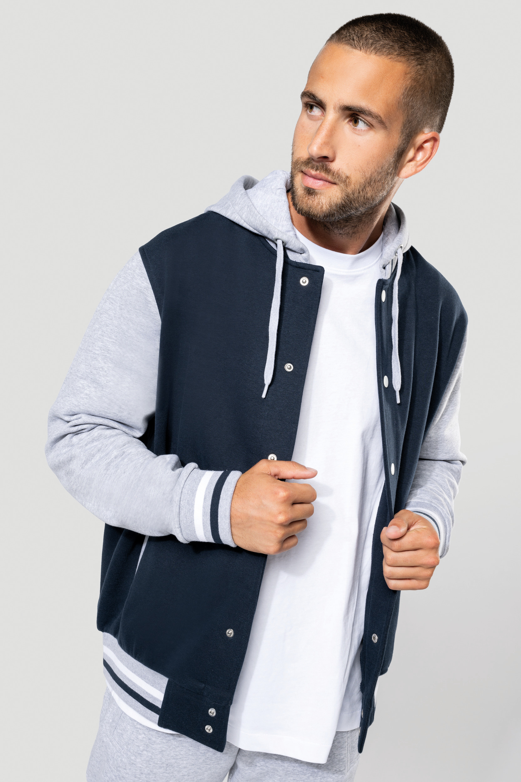 Miniature 4 pour Blouson Teddy à capuche Unisexe